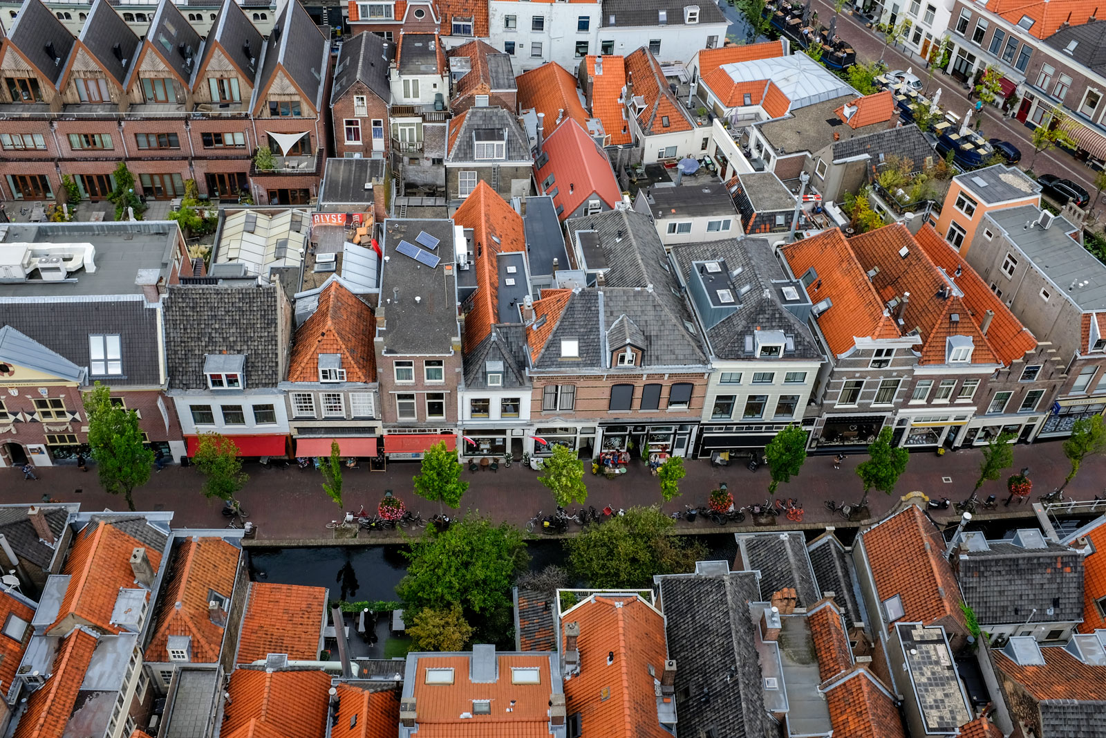 View of Delft from the New Church's tower