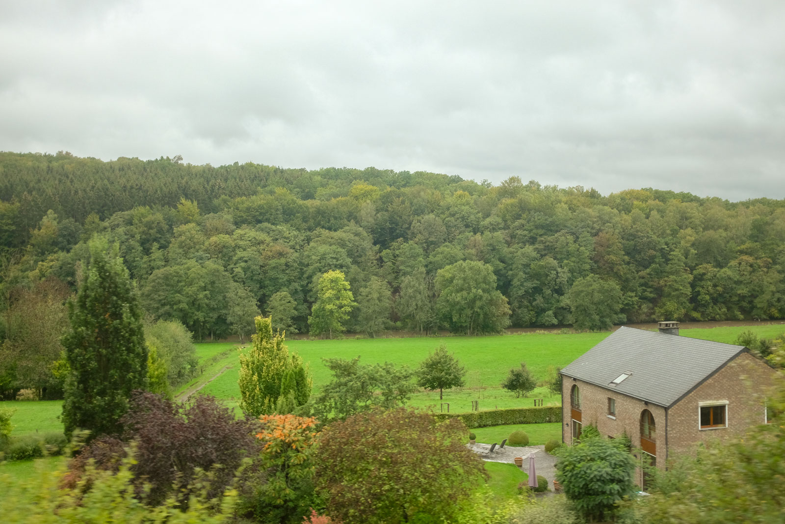 View from the Train Ride to Luxembourg