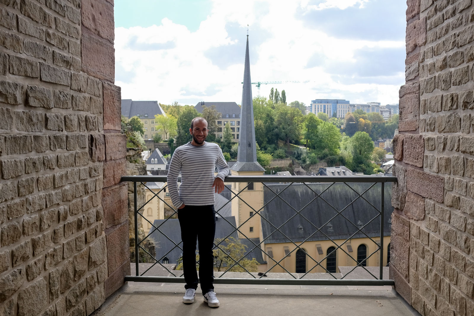 Michael at the Casemates du Bock in Luxembourg