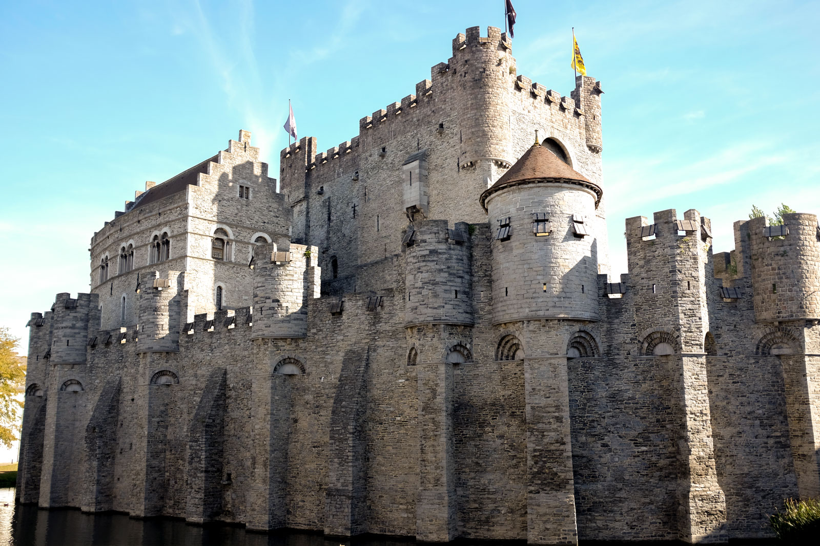 The exterior of the Gravensteen