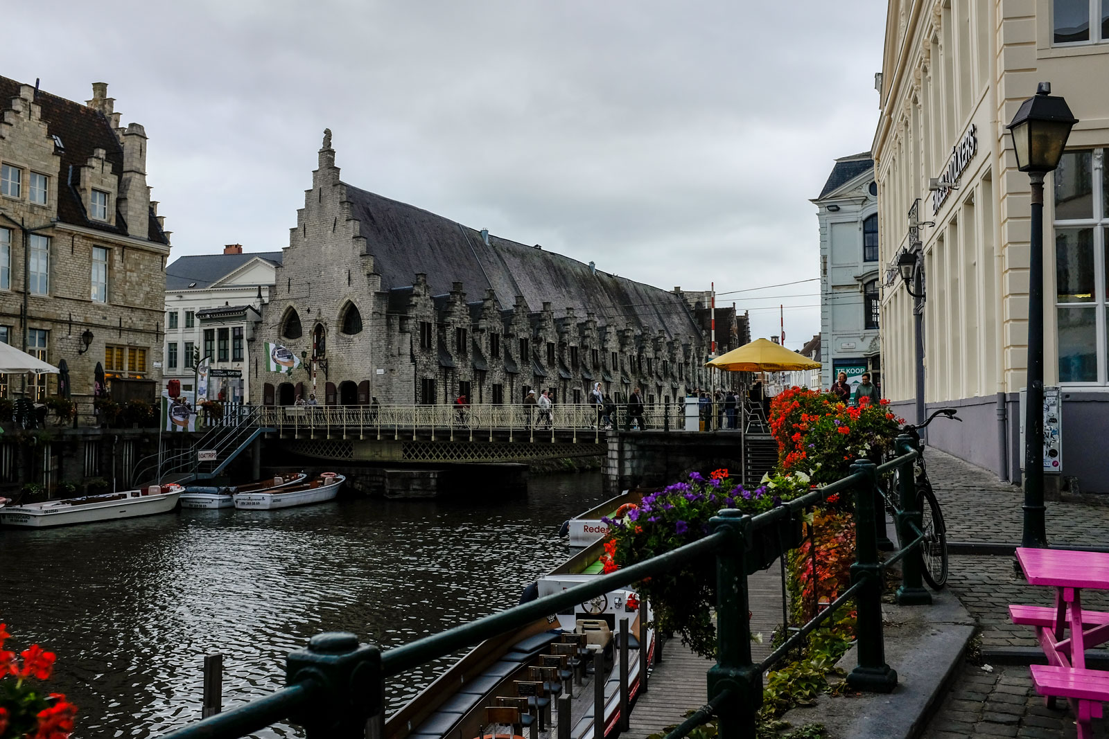 View of the Groot Vleeshuis in Ghent