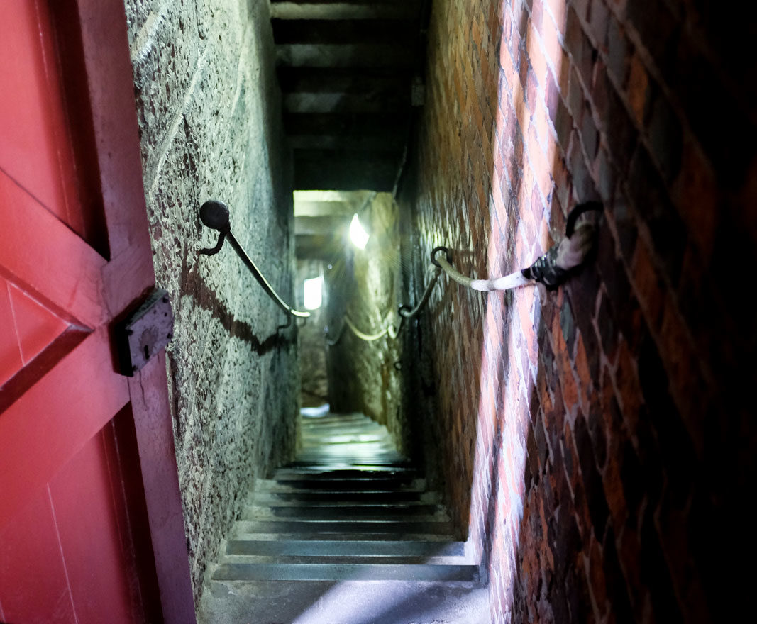 Stairs inside the Ghent Belfry