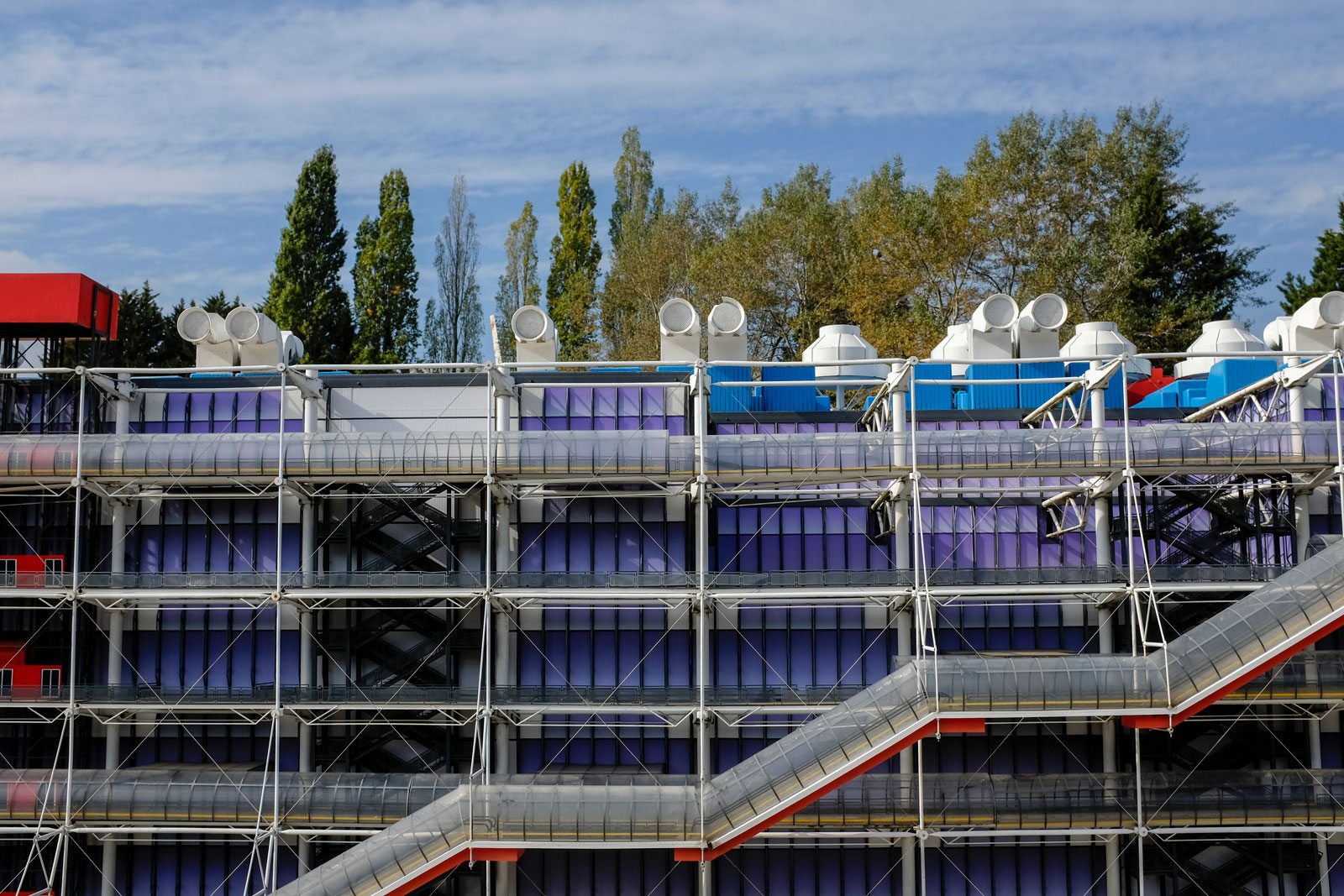 A sculpture of the Centre Pompidou at Mini Europe