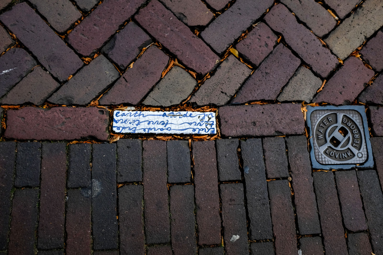 A porcelain brick in Delft