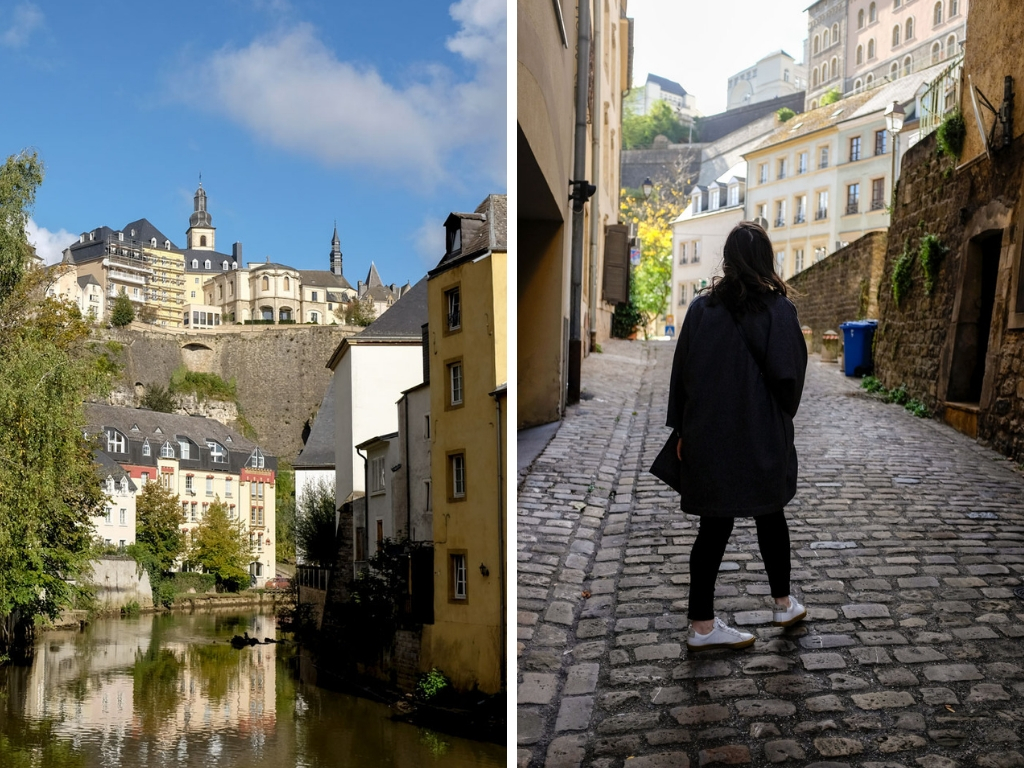 Scenes from strolling Luxembourg City on foot
