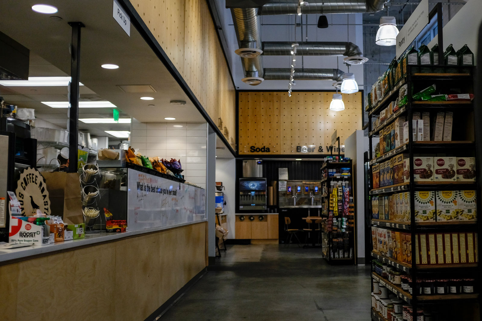 Interior of Choice Market