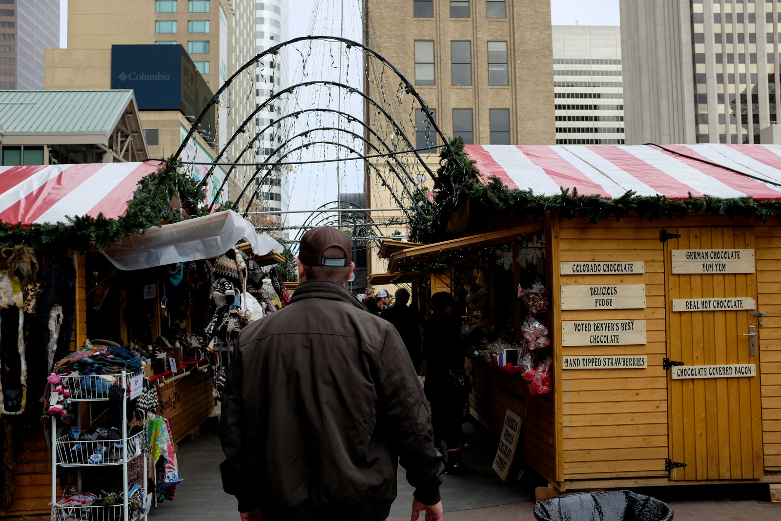 Shoppers at Christkindl Market Denver