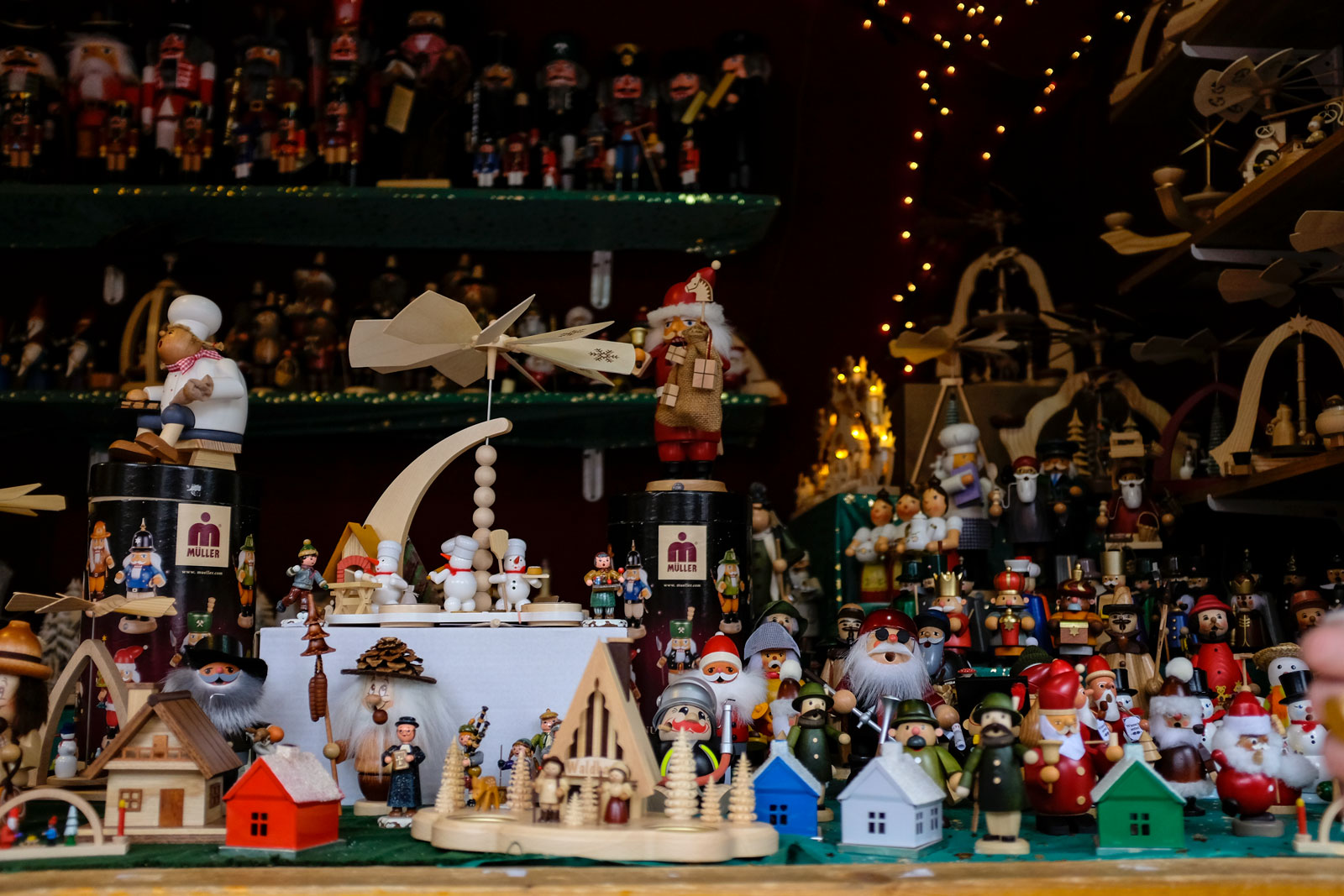 Holiday items for sale at Christkindl Market Denver