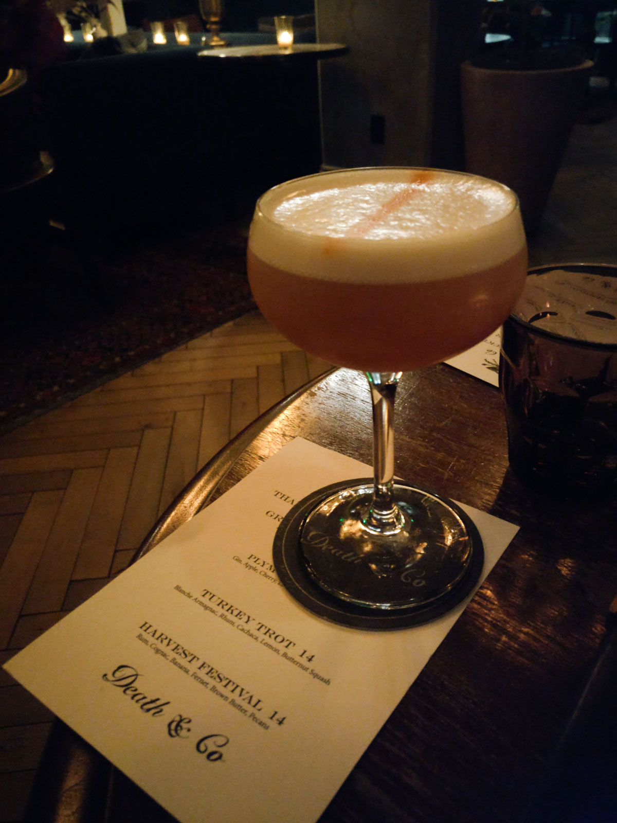 A cocktail from Death and Co Denver