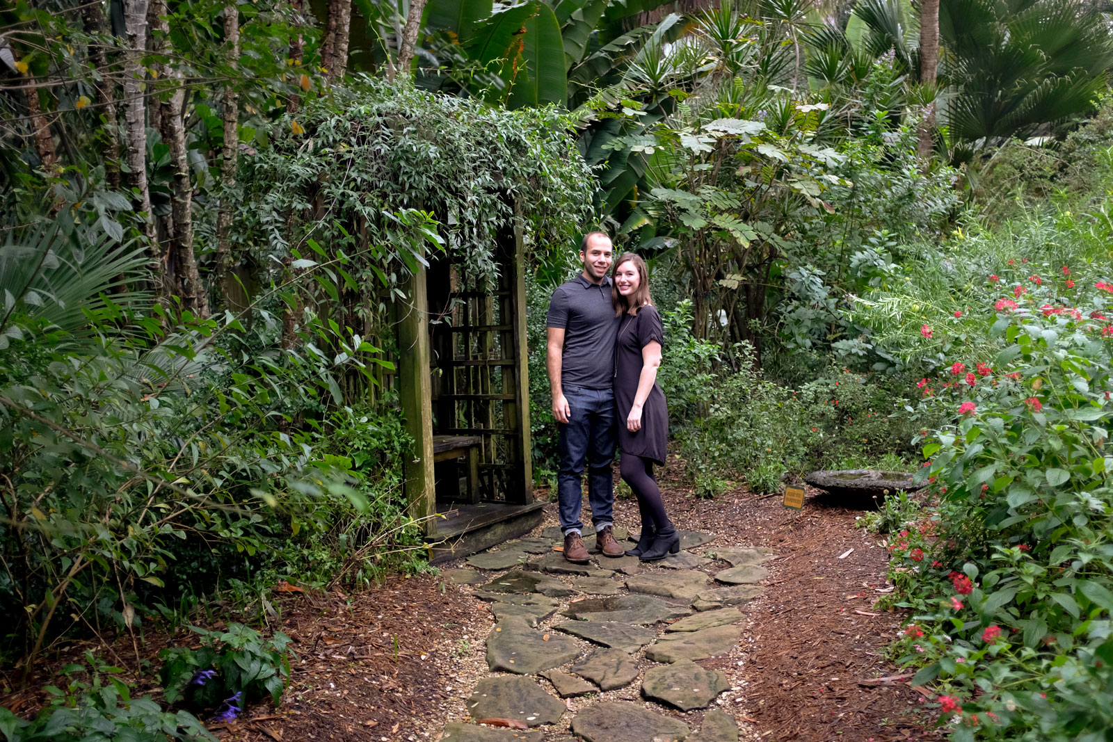 Alyssa and Michael at Sunken Gardens