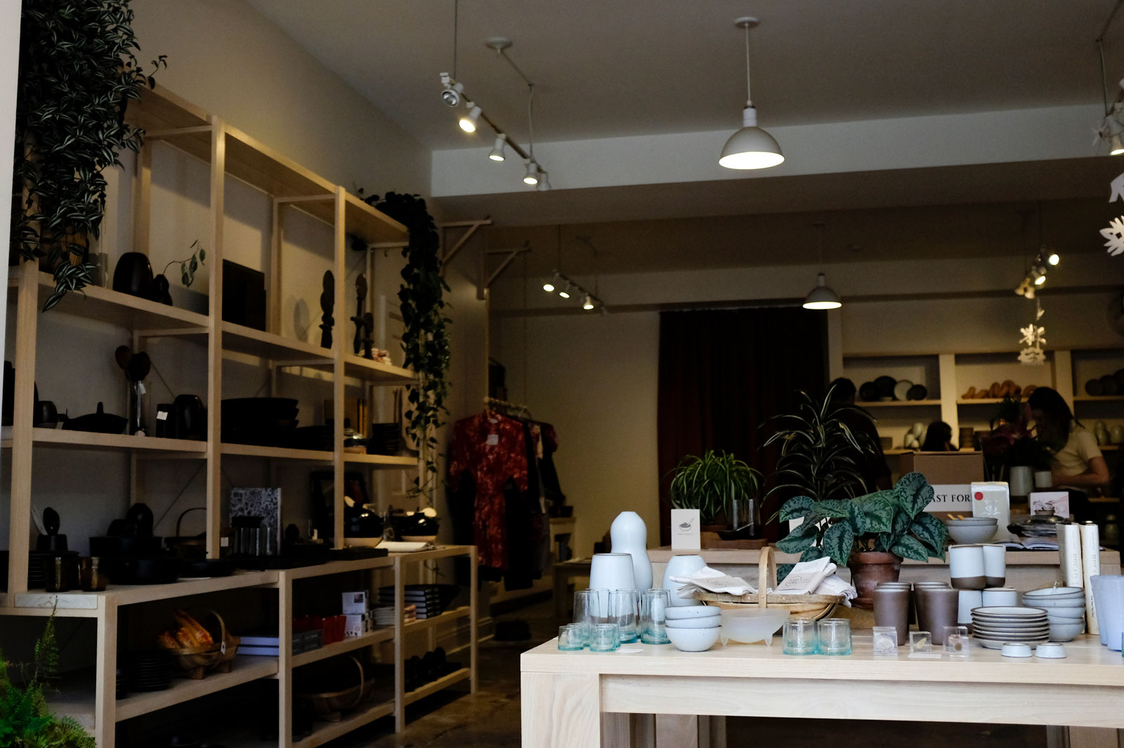 East Fork Pottery Store Interior