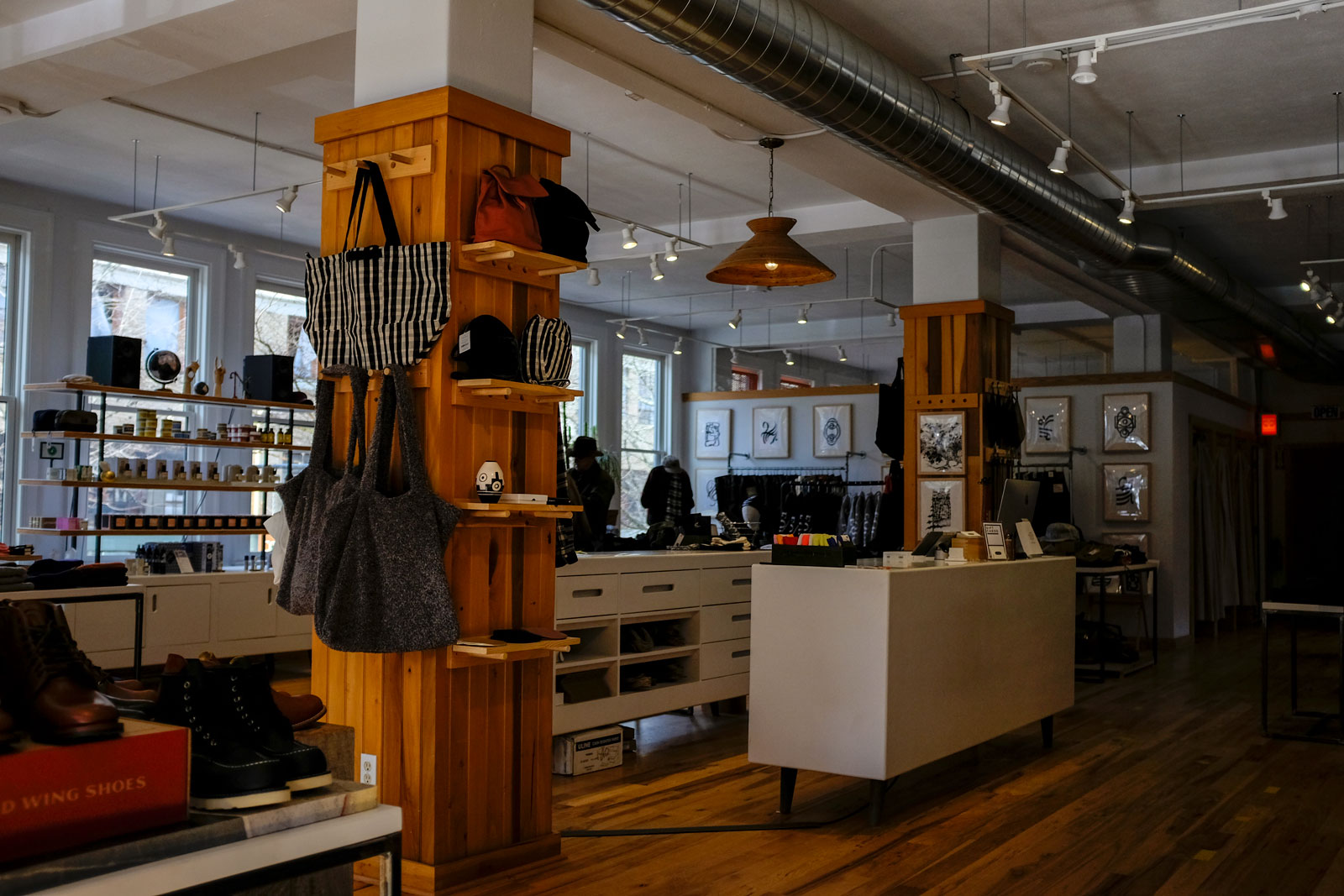 The interior of a shop in Asheville called Old North