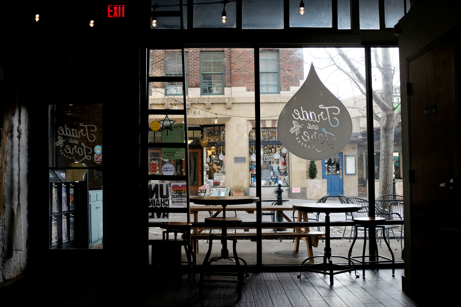 Interior of Trade and Lore in Asheville