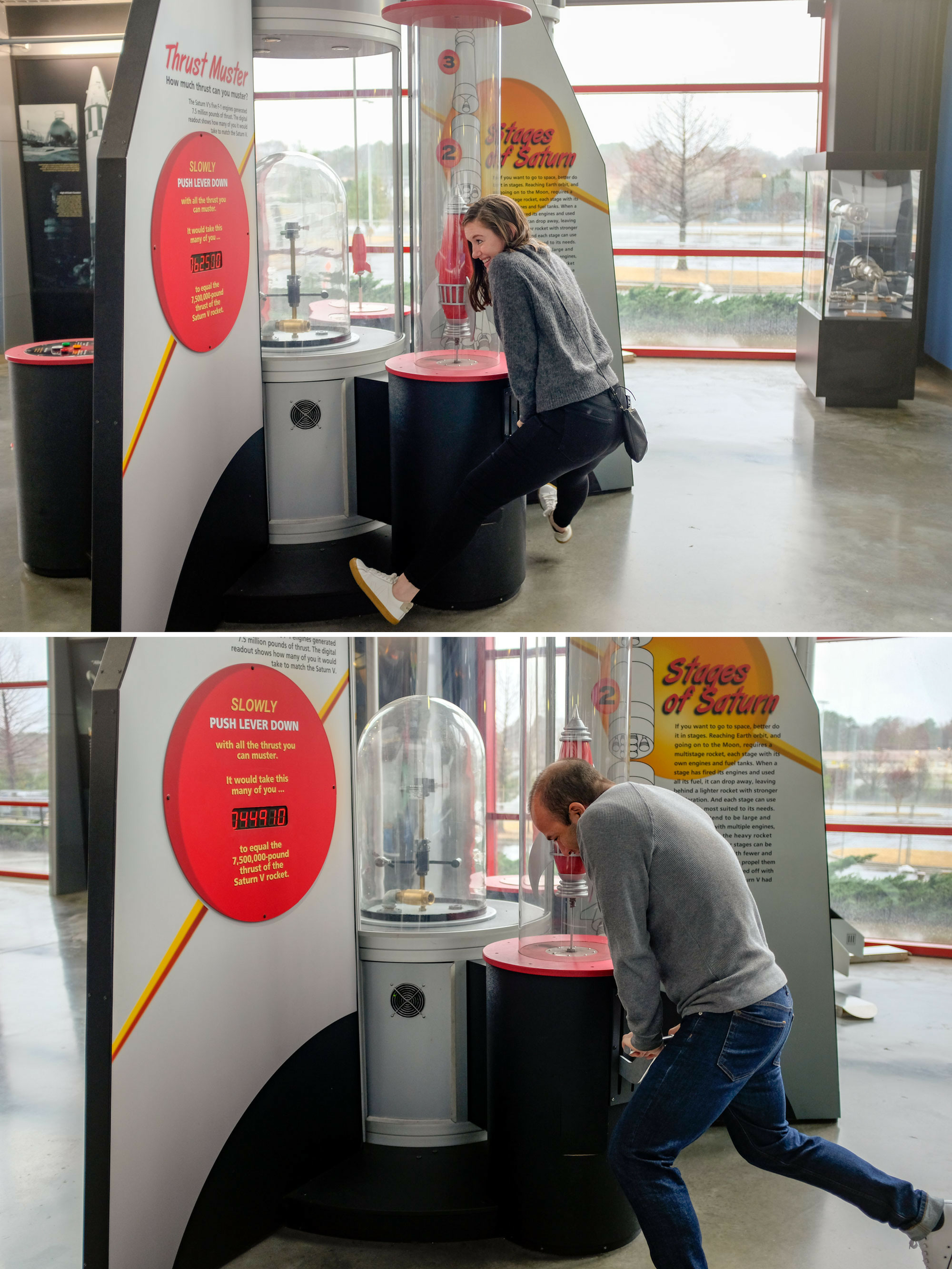 Interactive Pressure Exhibit at Space and Rocket Center