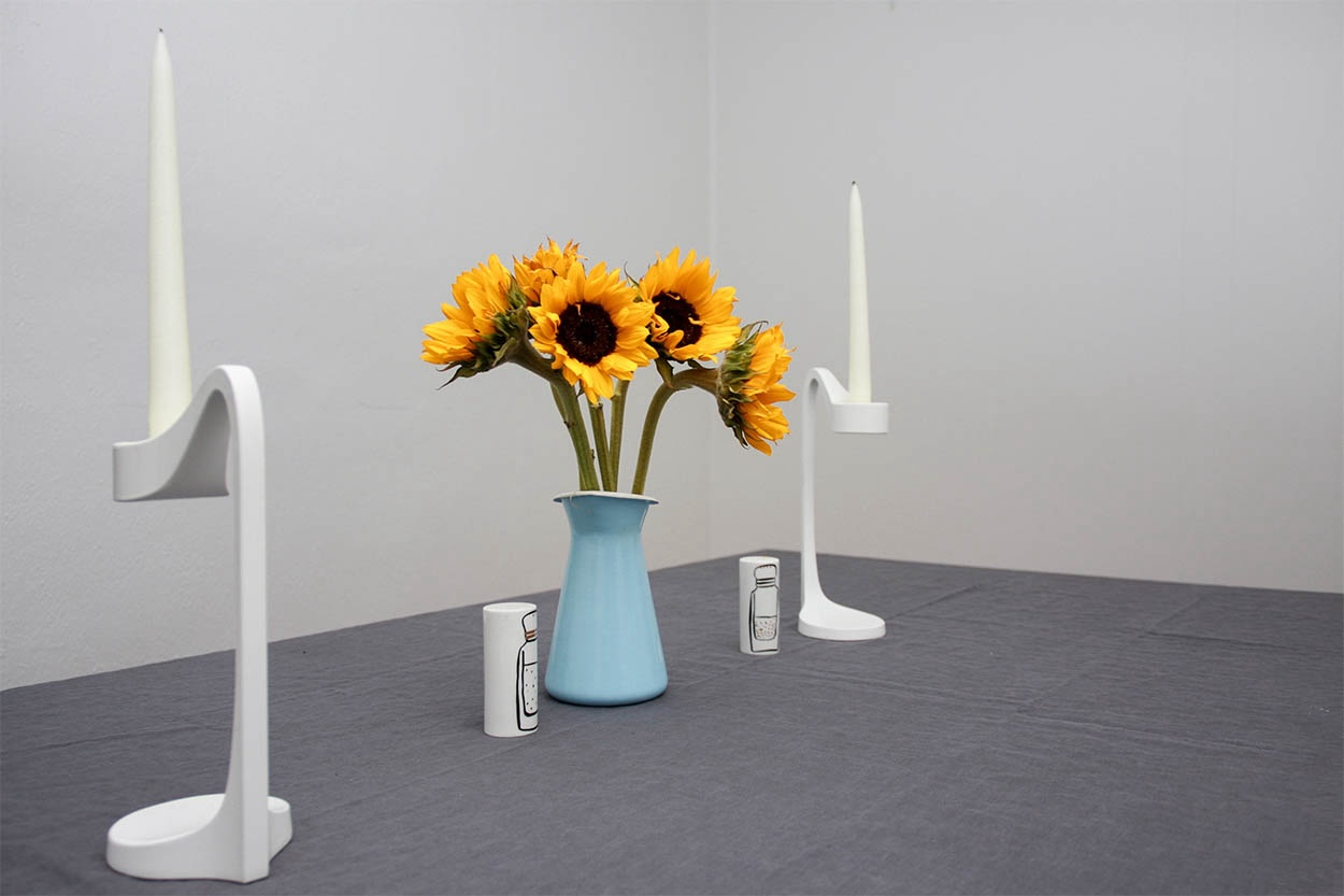 Sunflowers on a table
