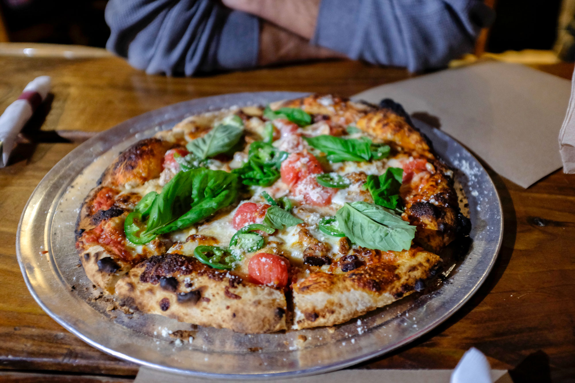 Photo of pizza at post office pies