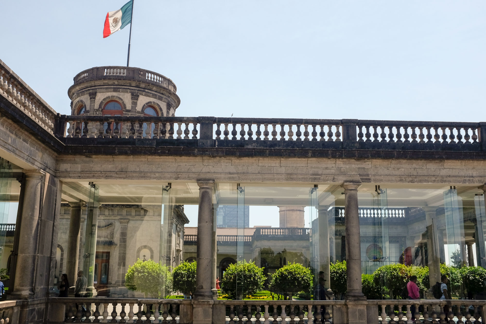 Exterior of Chapultepec Castle