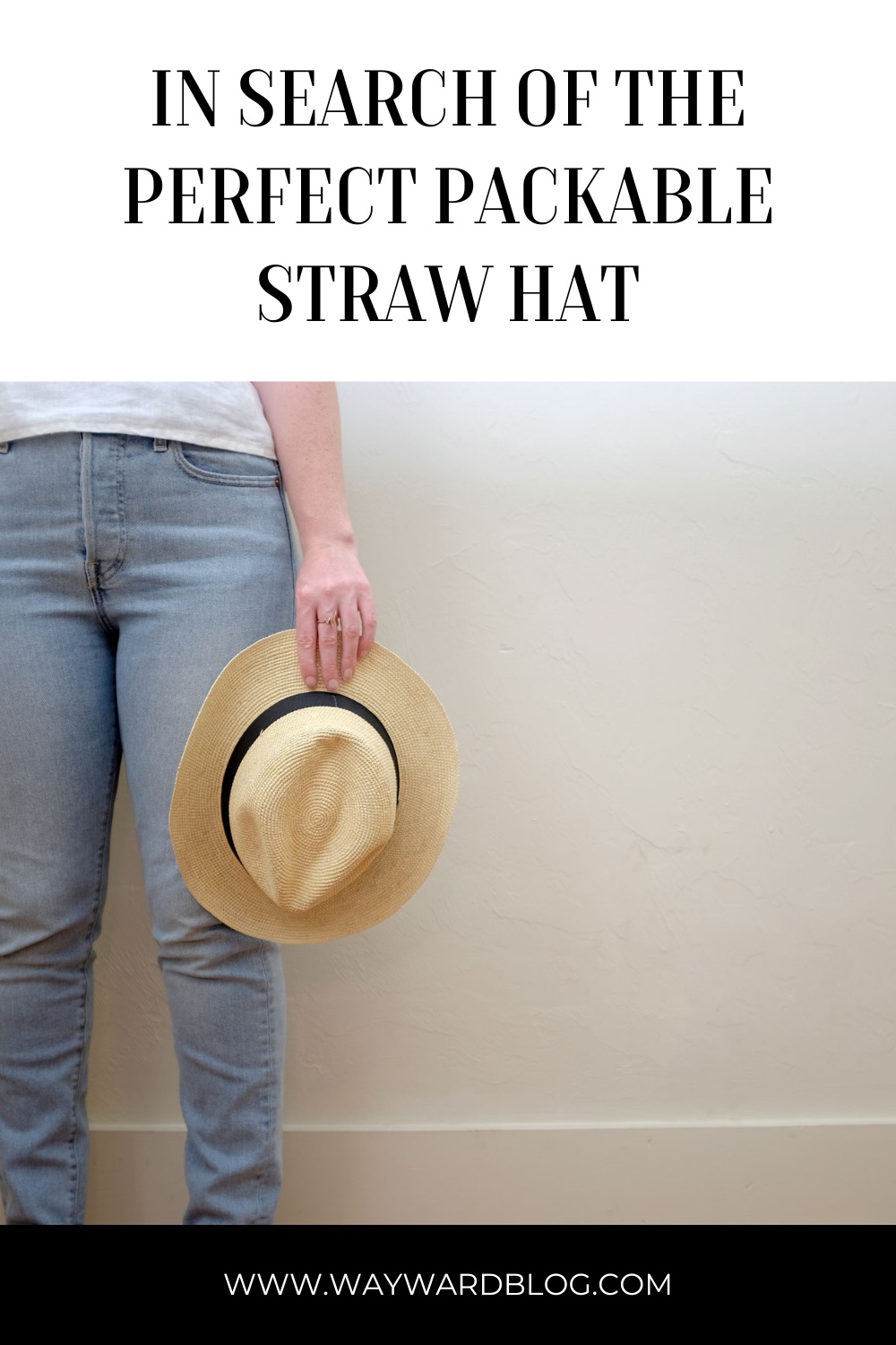 A Pinterest Pin for the packable hats review
