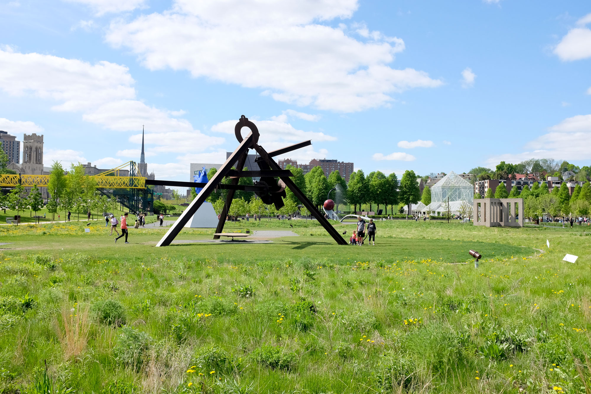 view of minneapolis sculpture garden