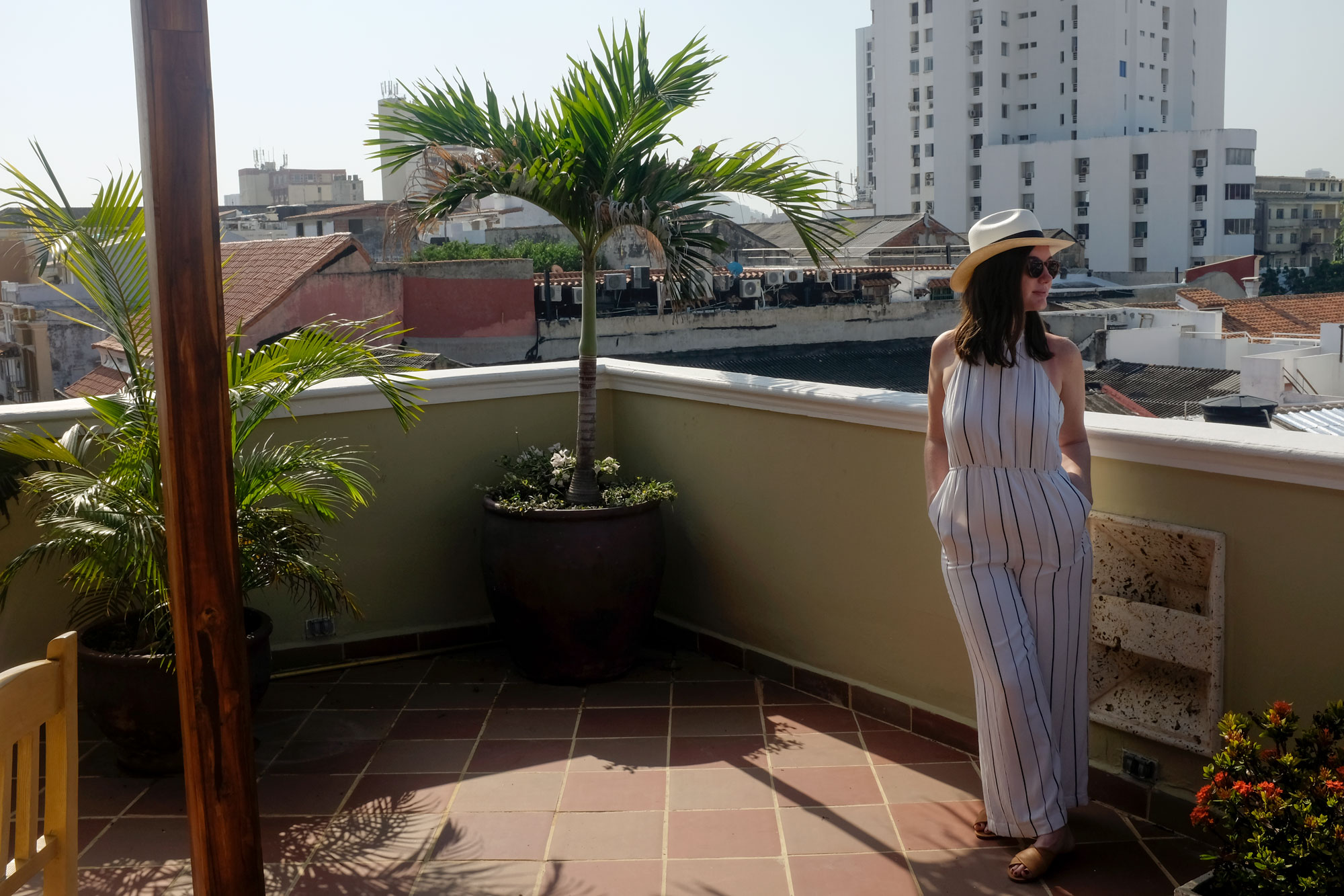 Balcony of our Airbnb