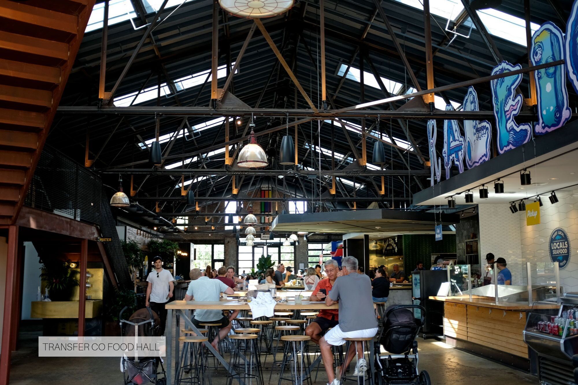 Interior of Transfer Co Food Hall