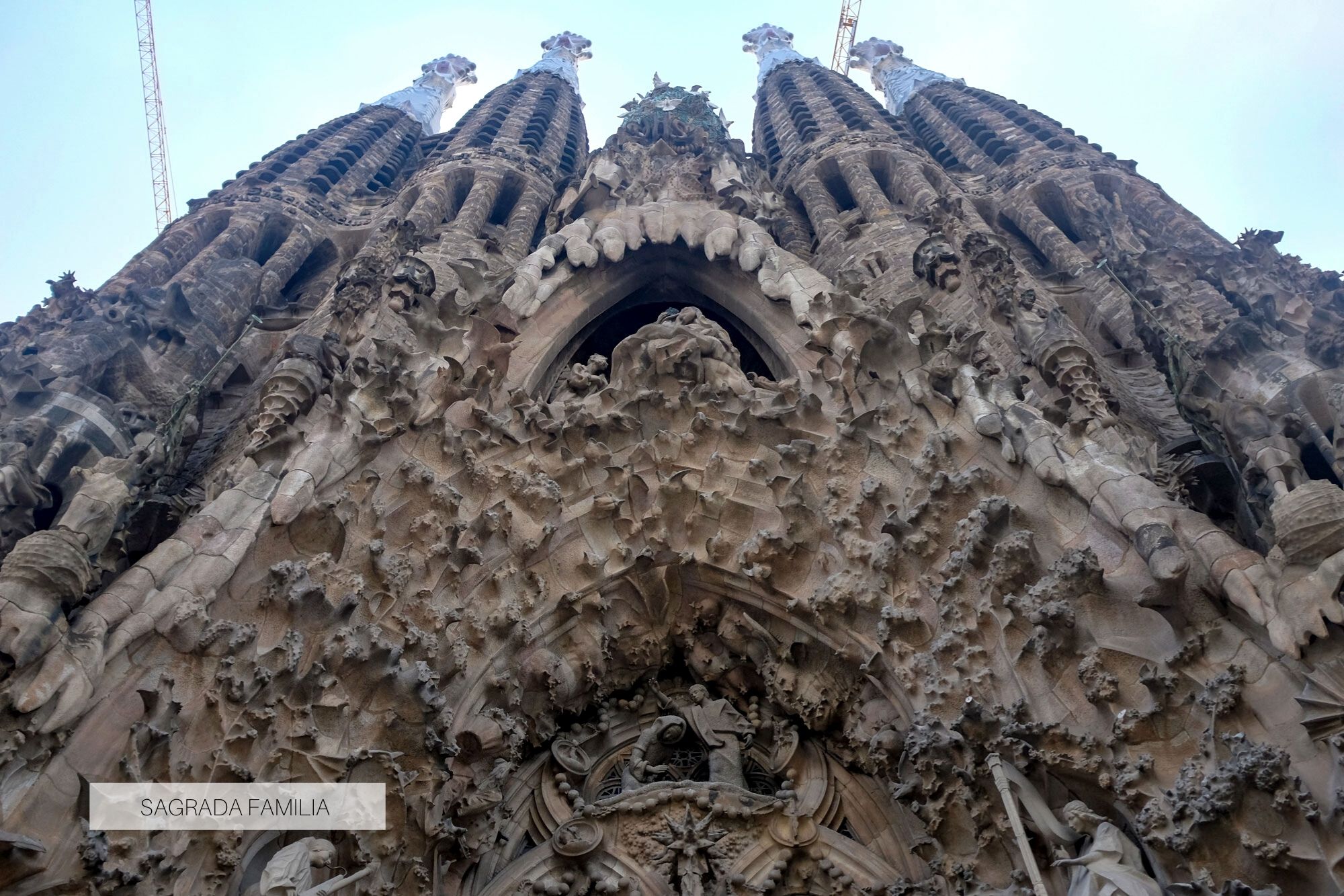 Exterior of Sagrada Familia