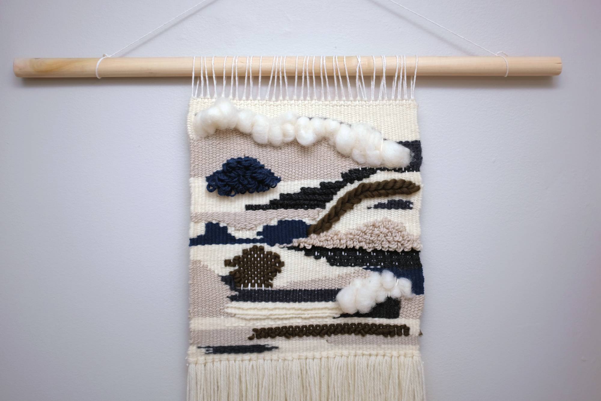 a close-up of the same weaving made by the author