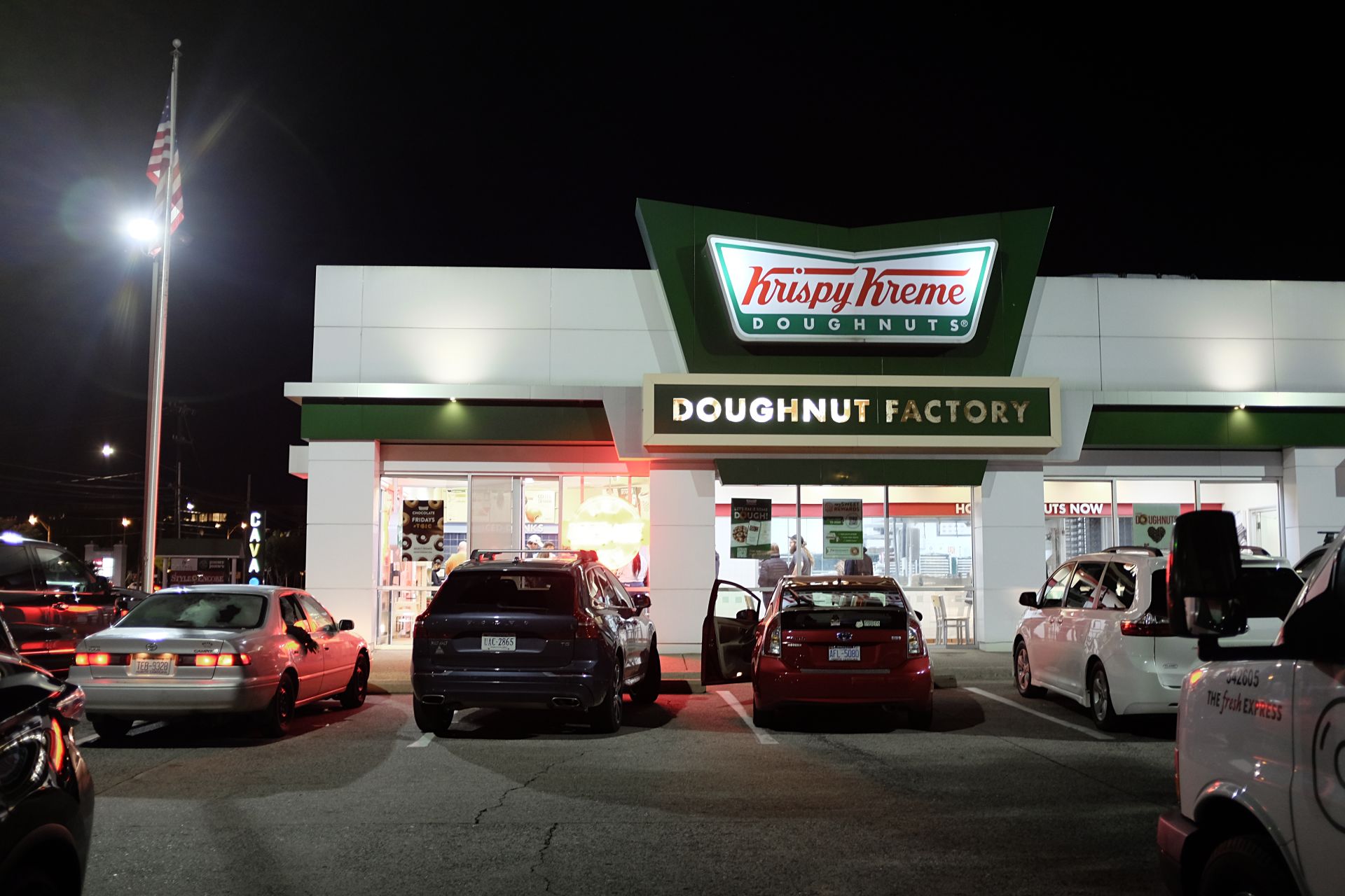 Exterior of Krispy Kreme 101