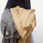 A Comparison of The Gathered Drape Trench and The Long Mac Coat from Everlane