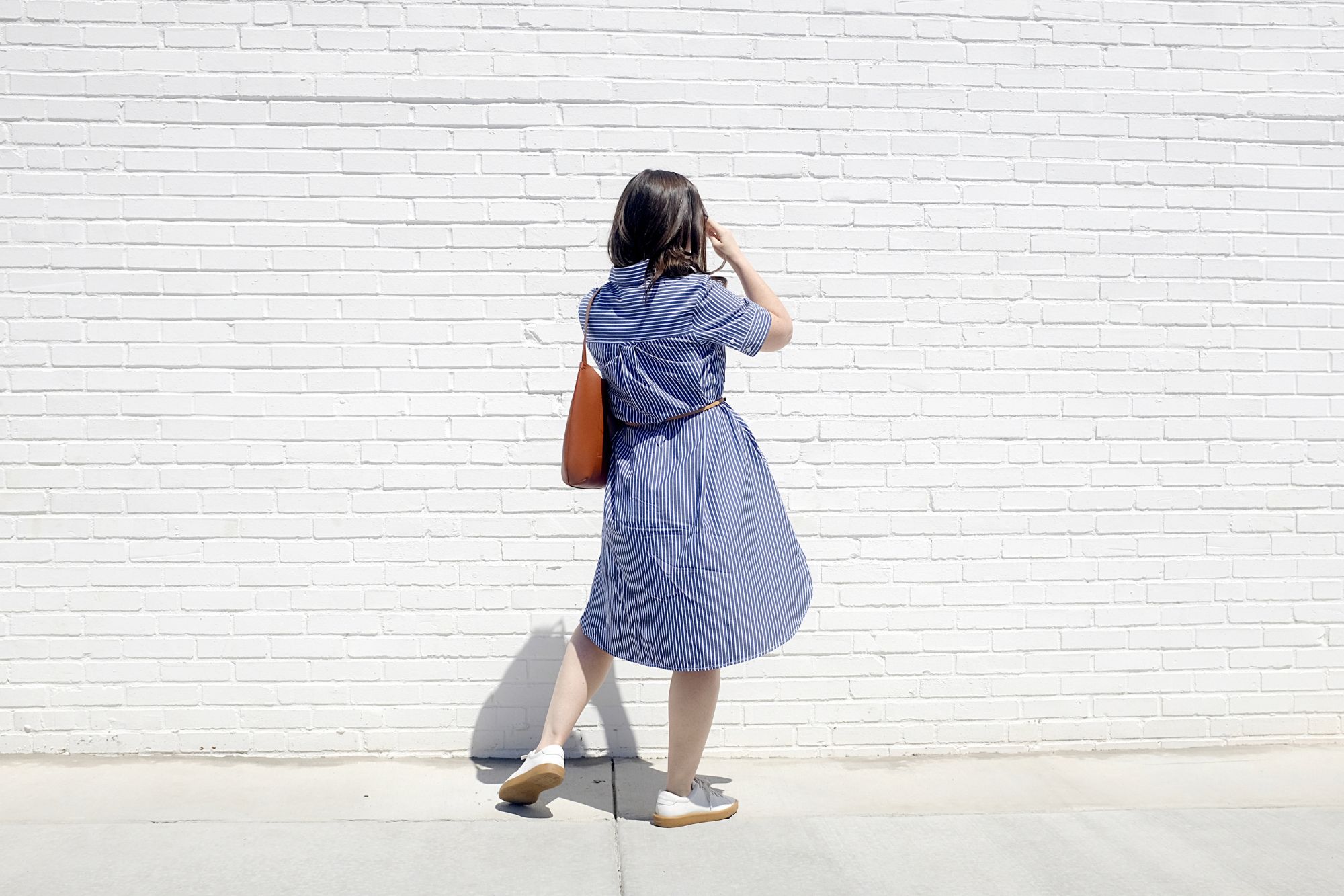 Back of the Daytripper Shirtdress