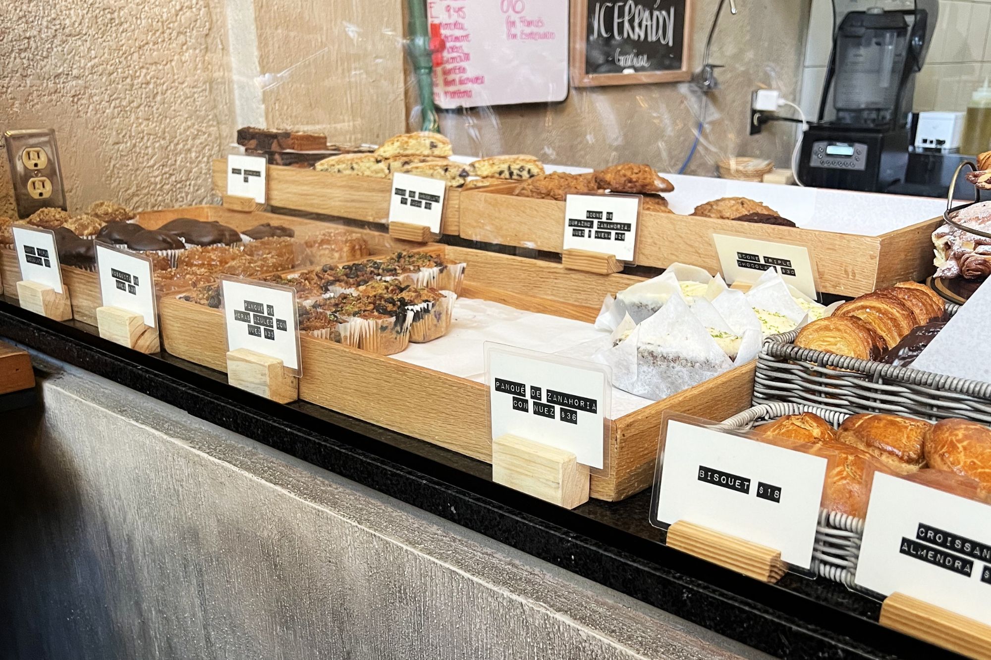 Pastry Case at Karmele