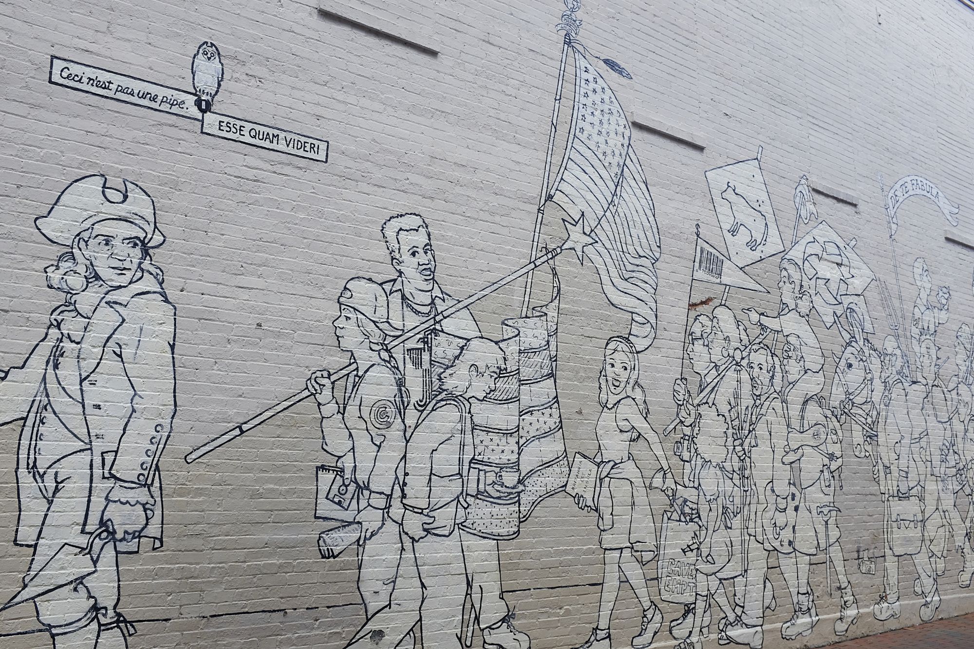 Mural in Chapel Hill NC
