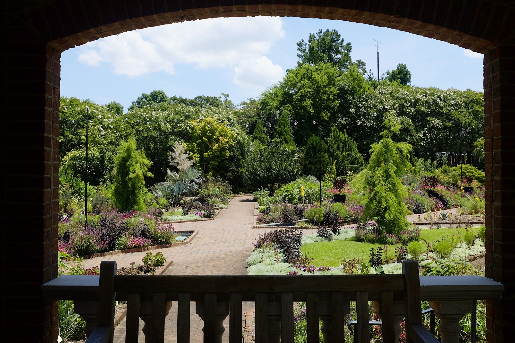 View of the Gardens at the Riverbanks Zoo and Garden