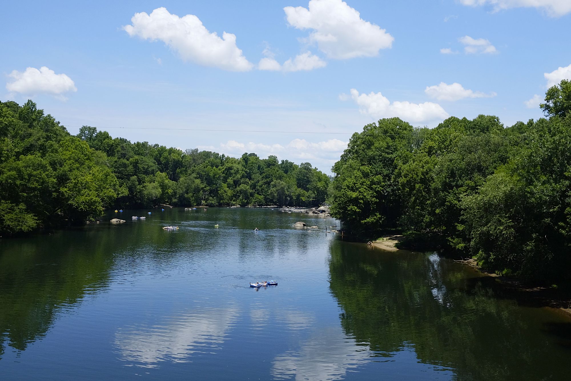 River activities on the Saluda
