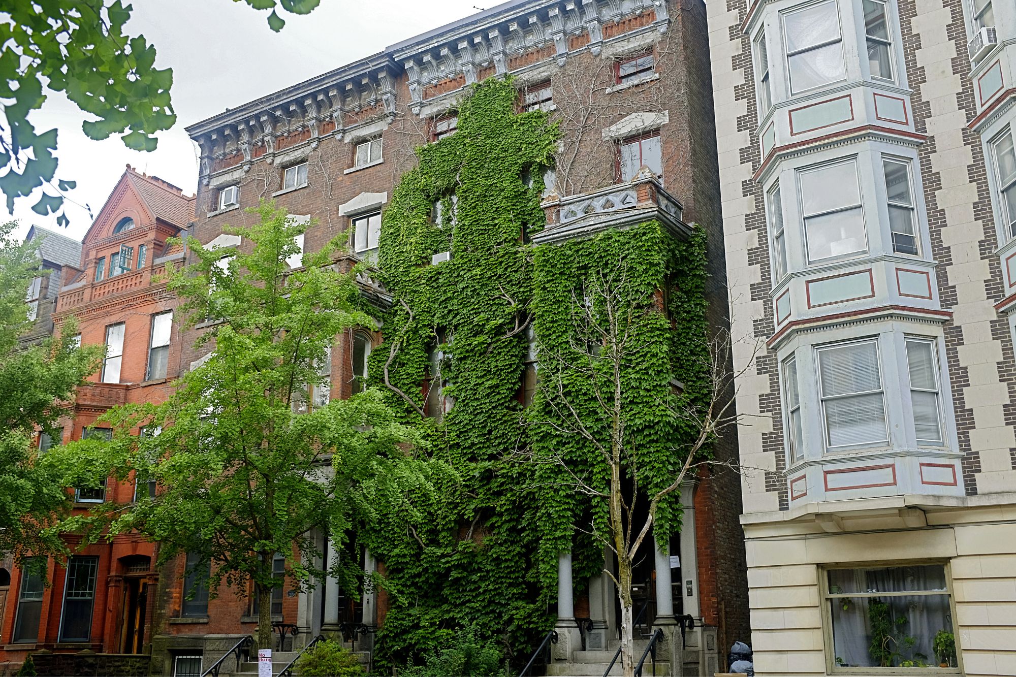 Unique architecture in Downtown Albany, New York 