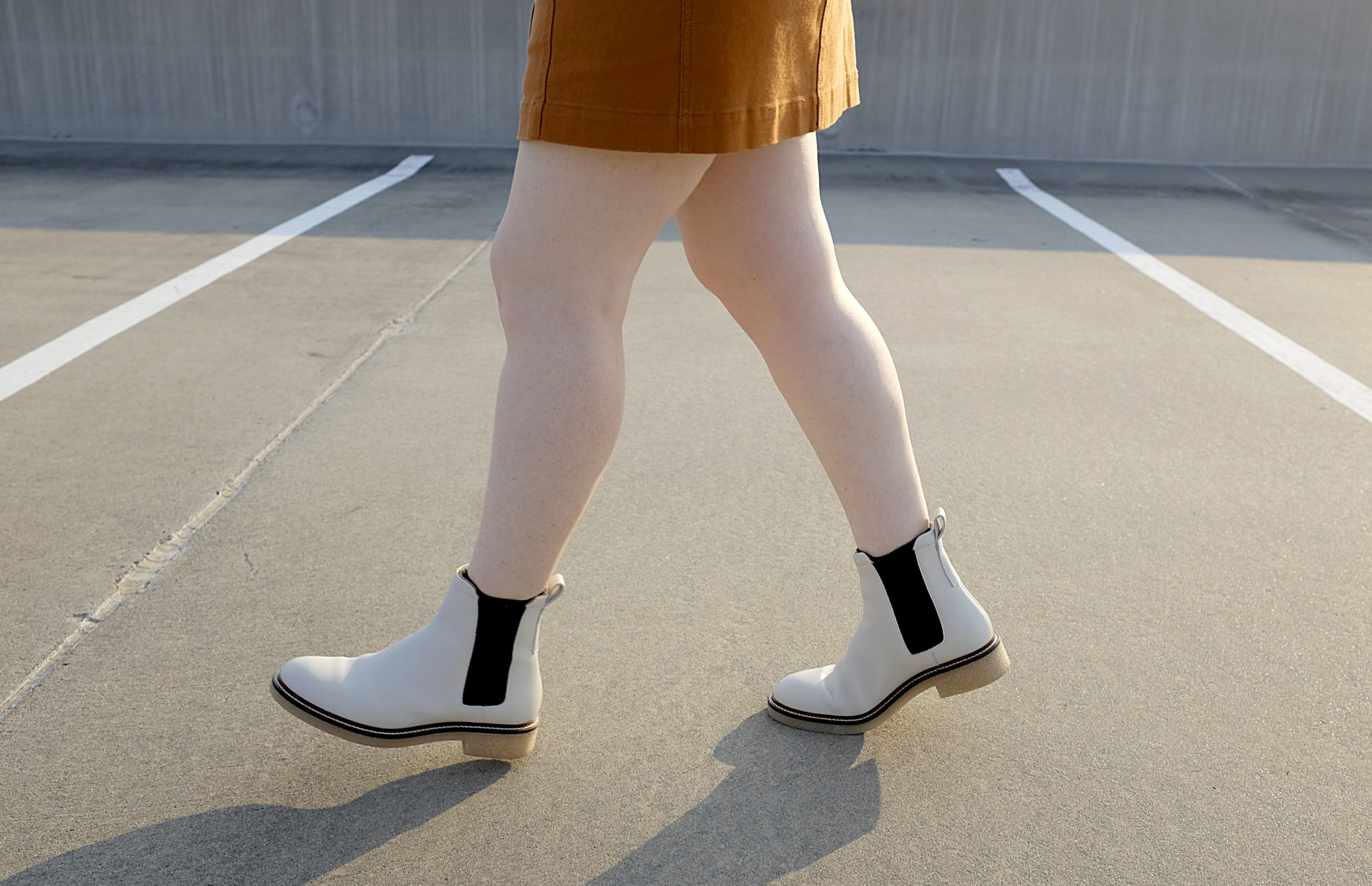 A close up of The Italian Leather Chelsea Boot