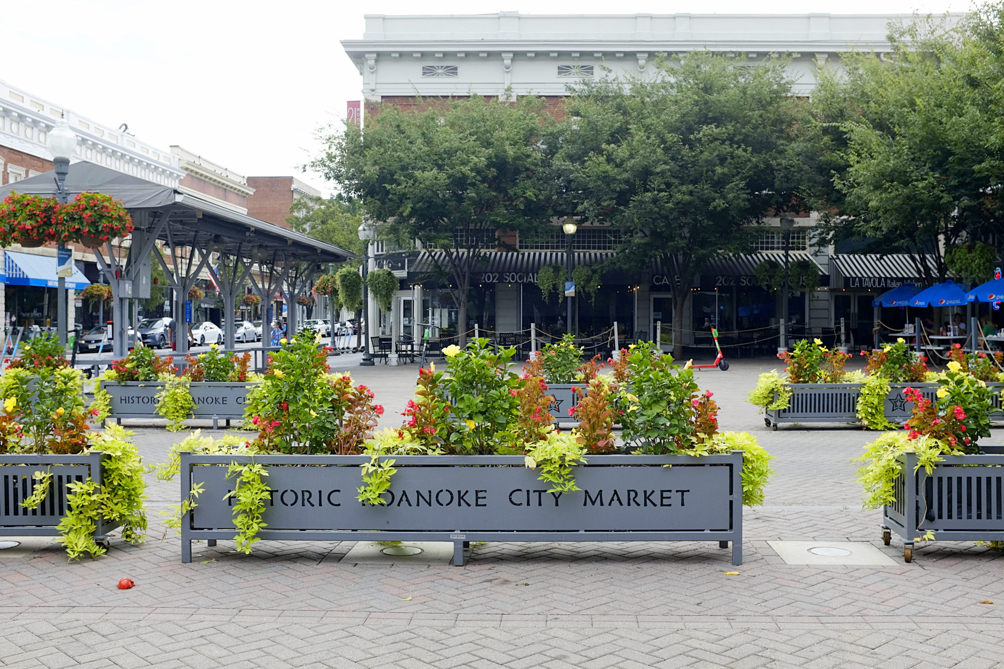 View of Roanoke City Market