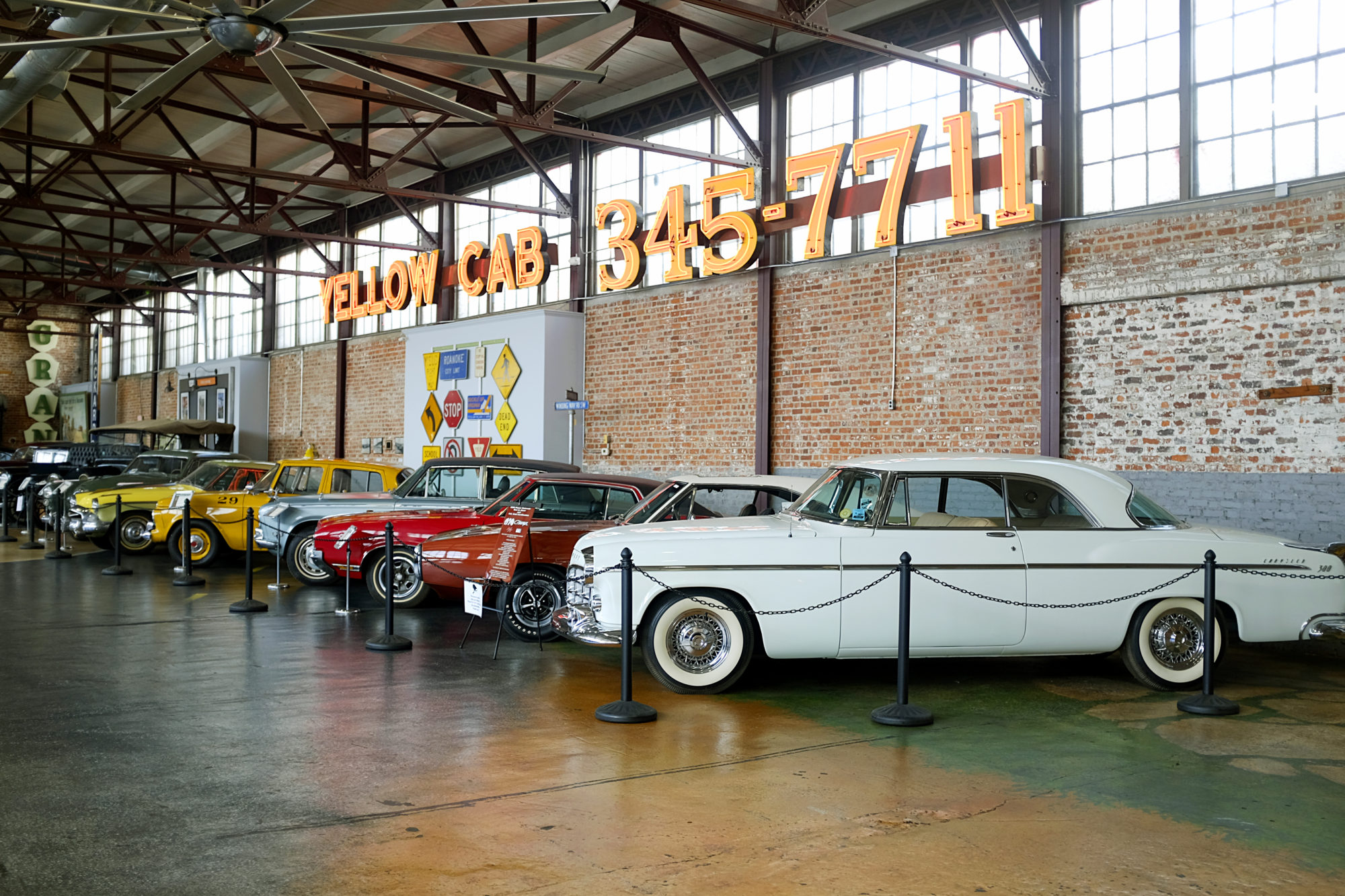 Vintage cars at the Virginia Museum of Transportation
