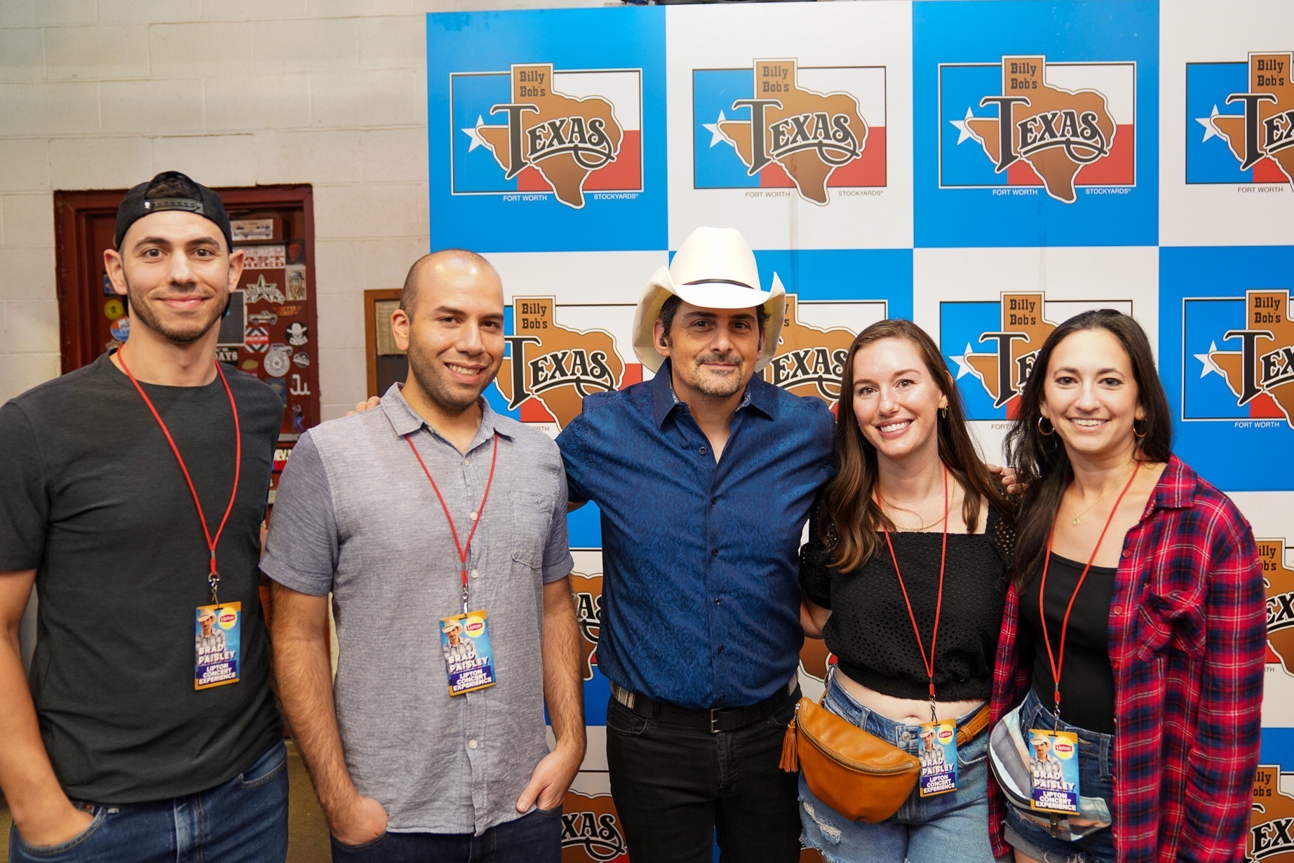 Alyssa and friends with Brad Paisley
