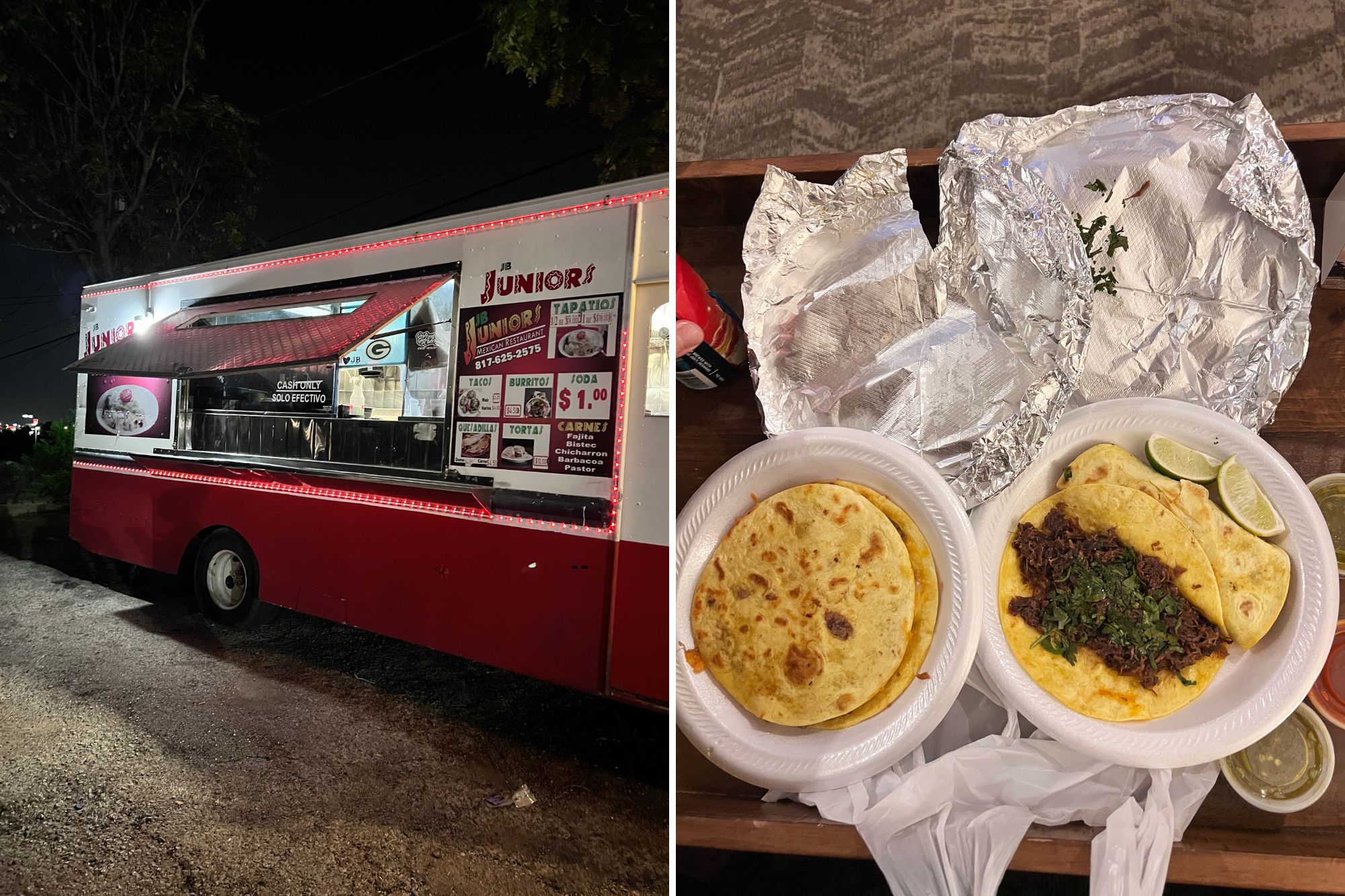 Junior's Taco Truck in Fort Worth