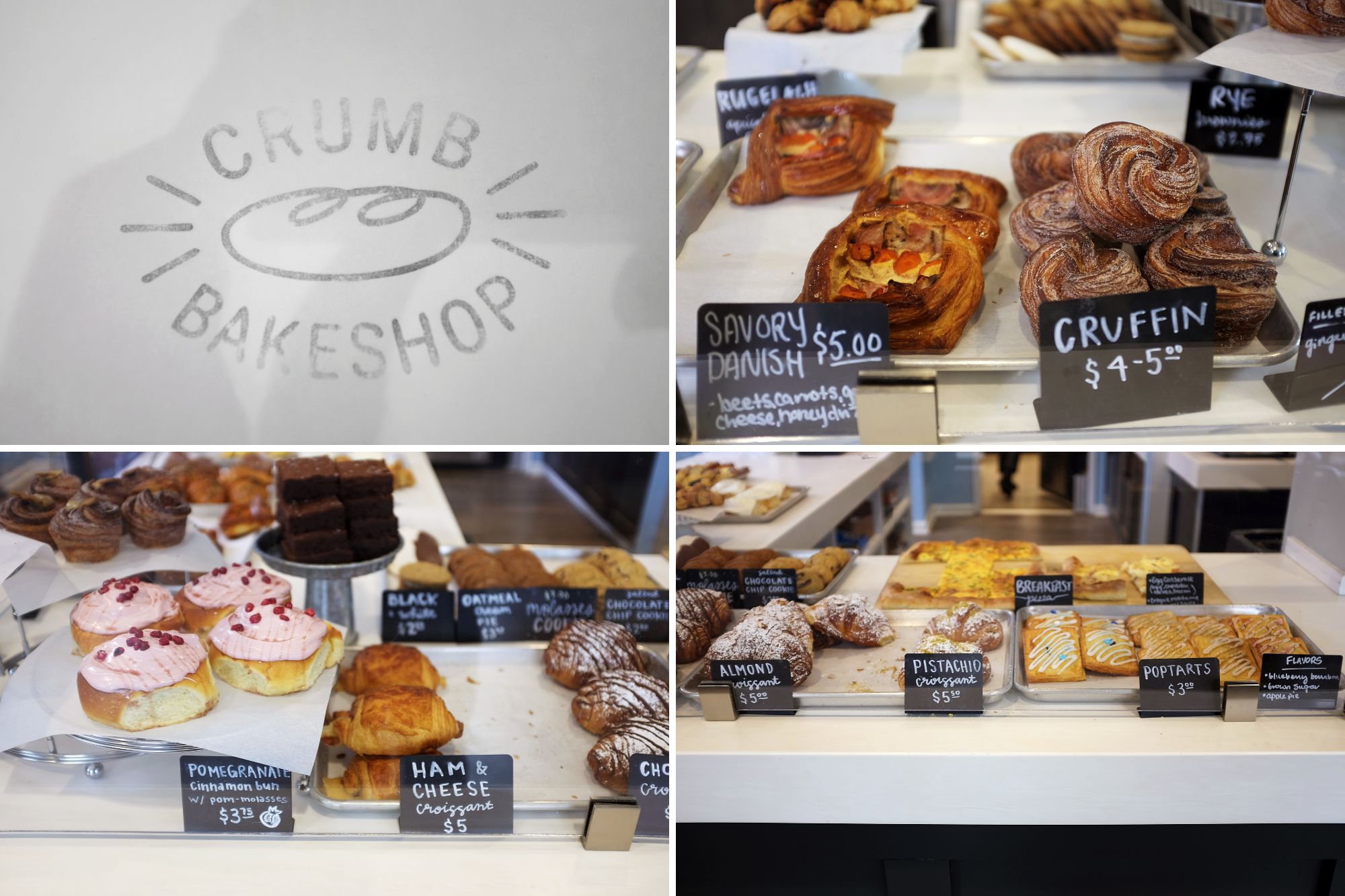 Pastries at Crumb Bakeshop