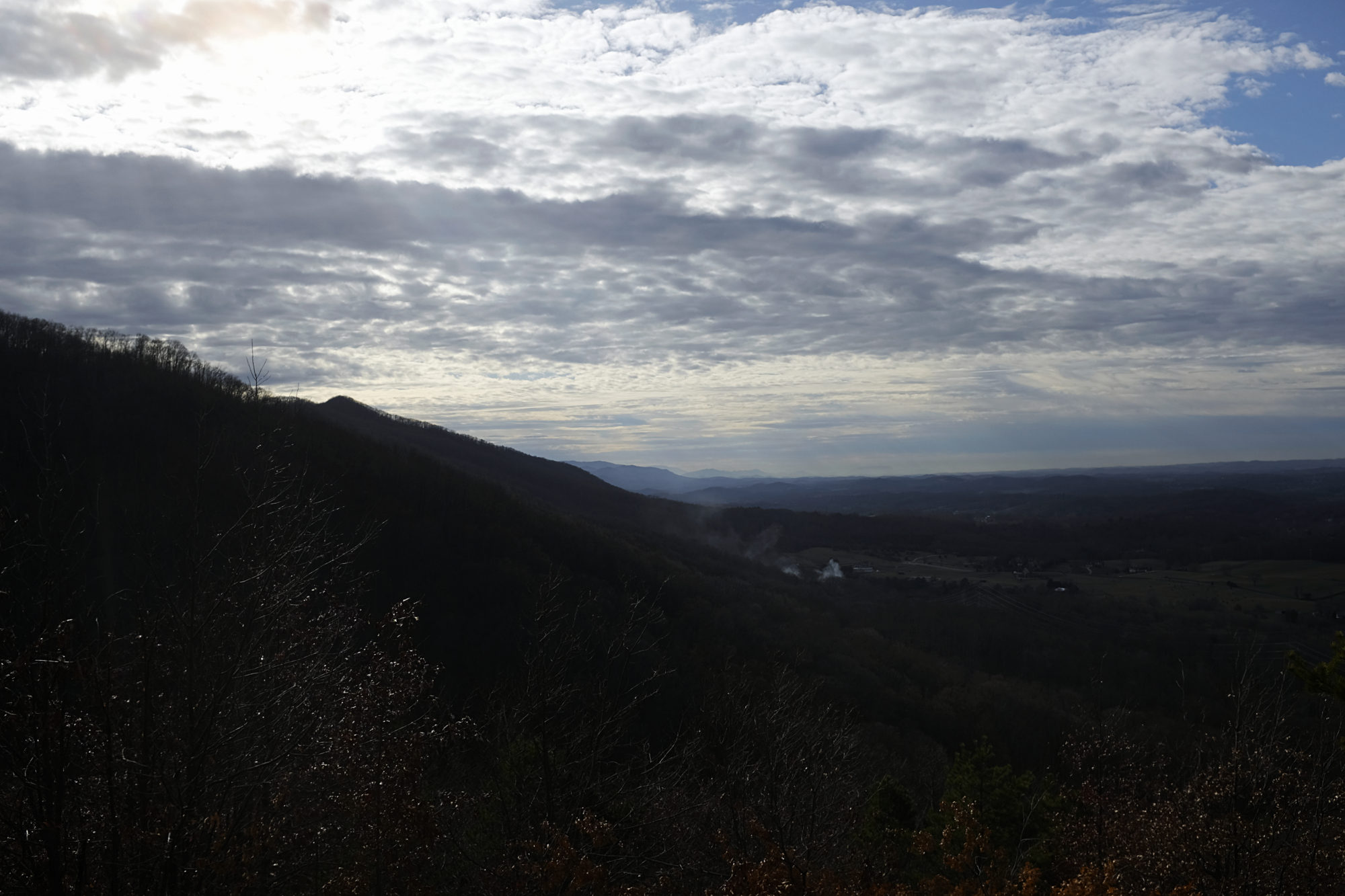 View of the Johnson City area from Buffalo Mountain Park