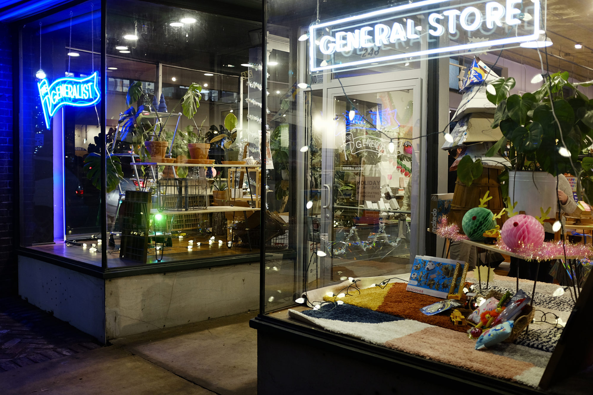 Window display at The Generalist