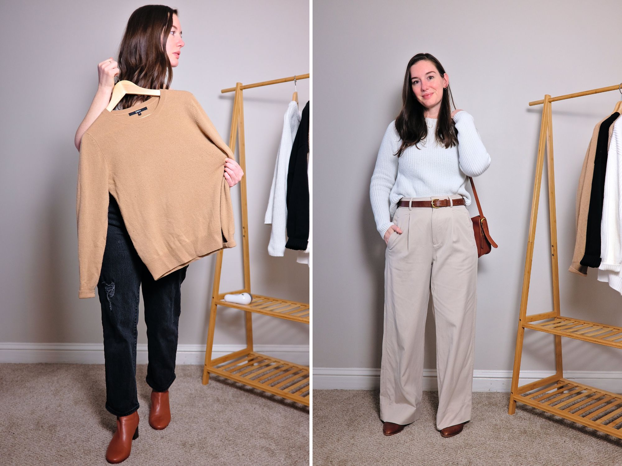 Women's Alpaca Turtleneck Sweater in Camel, Size Medium by Quince