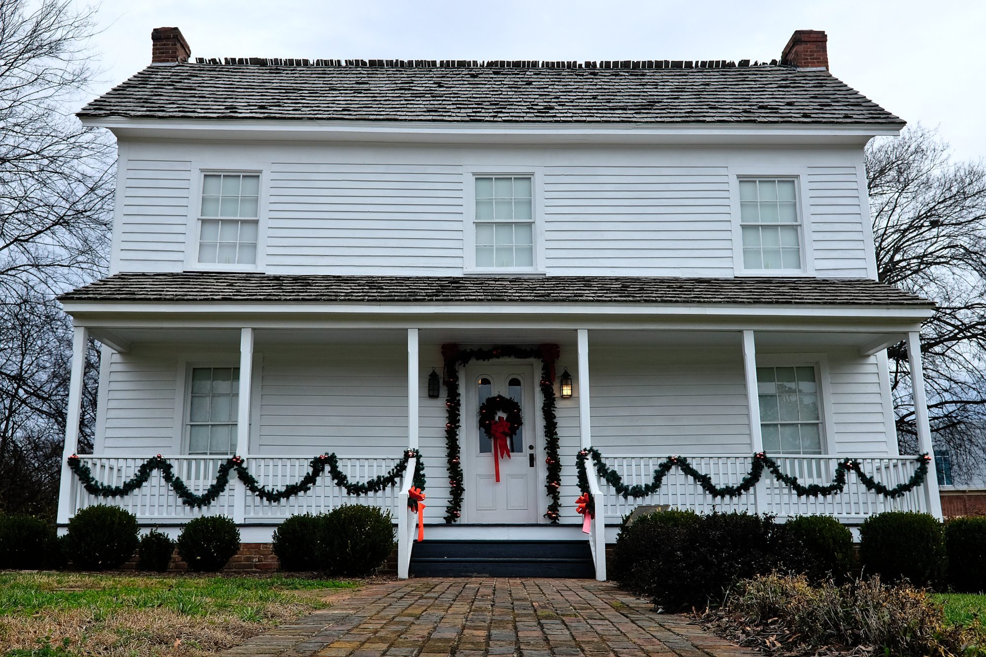A view of the front of the Snuggs House in Albemarle