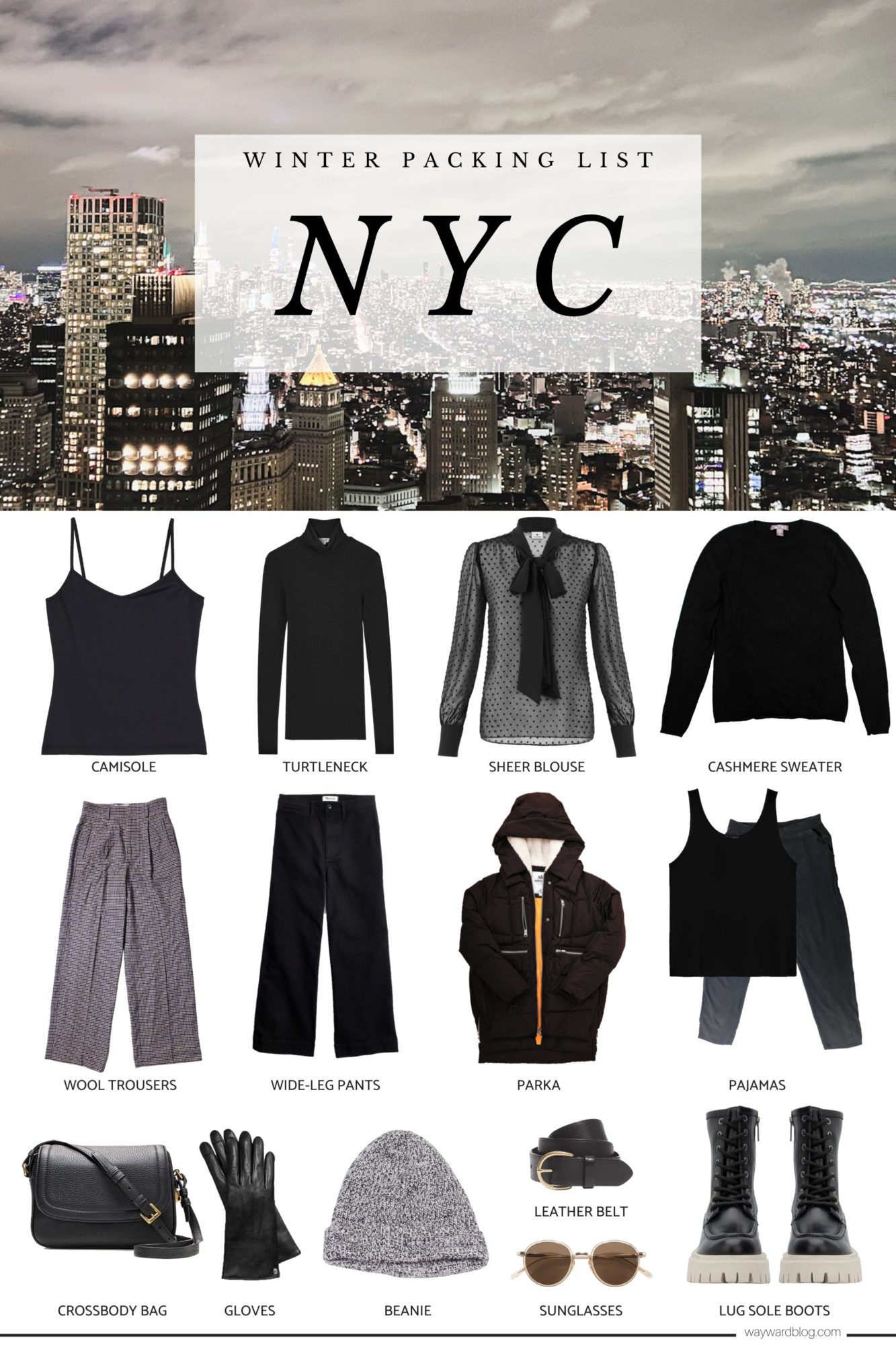 Traveling Light: New York City Winter Packing List