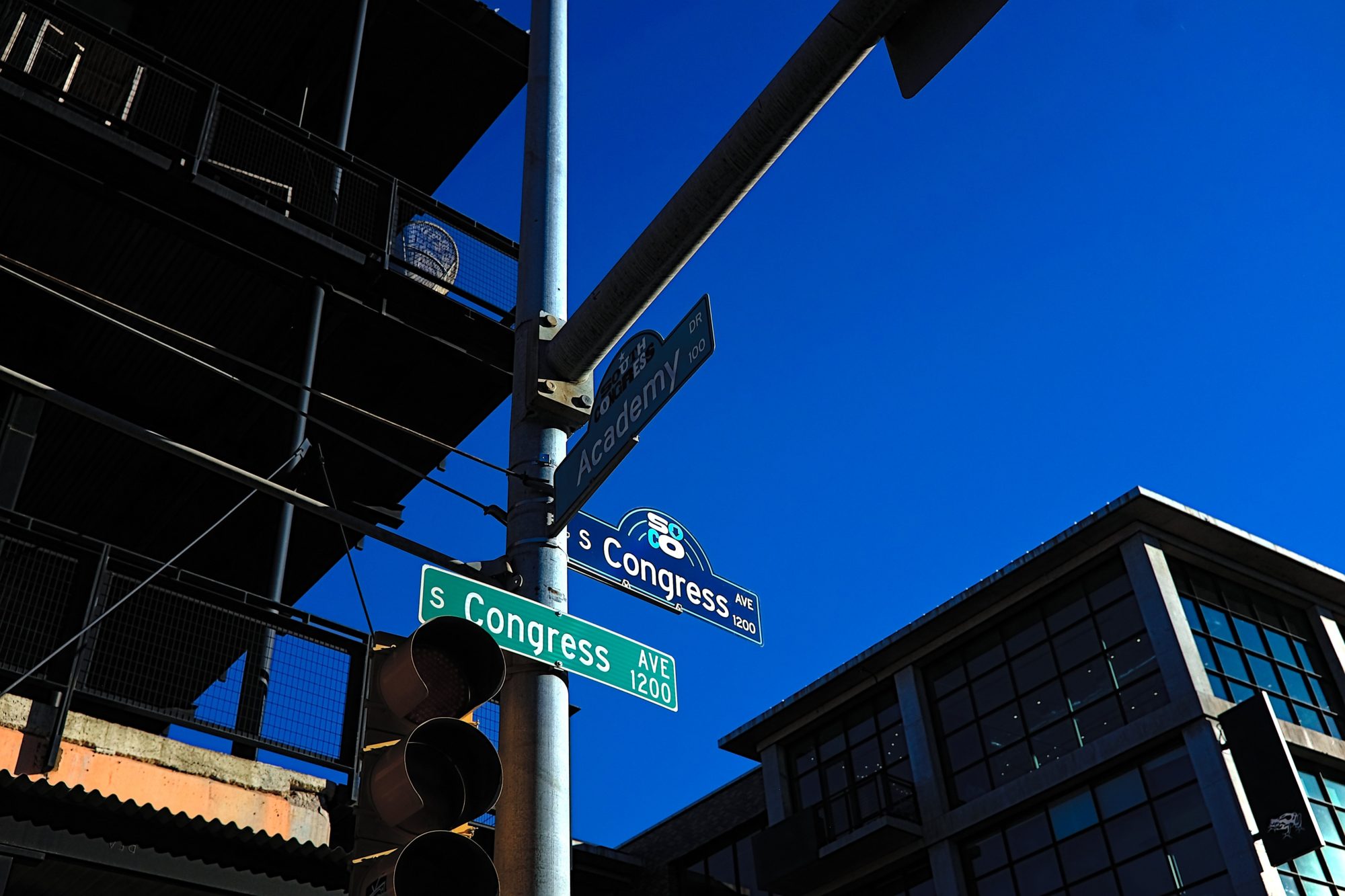 South Congress Street Sign in Austin