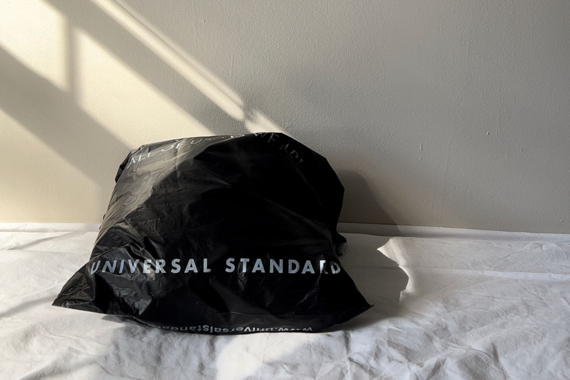 A Mystery Box package from Universal Standard