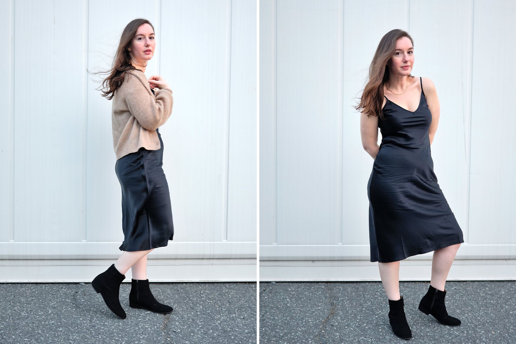 How to style a shirt dress + Quince washable silk shirt dress review – Jess  Keys