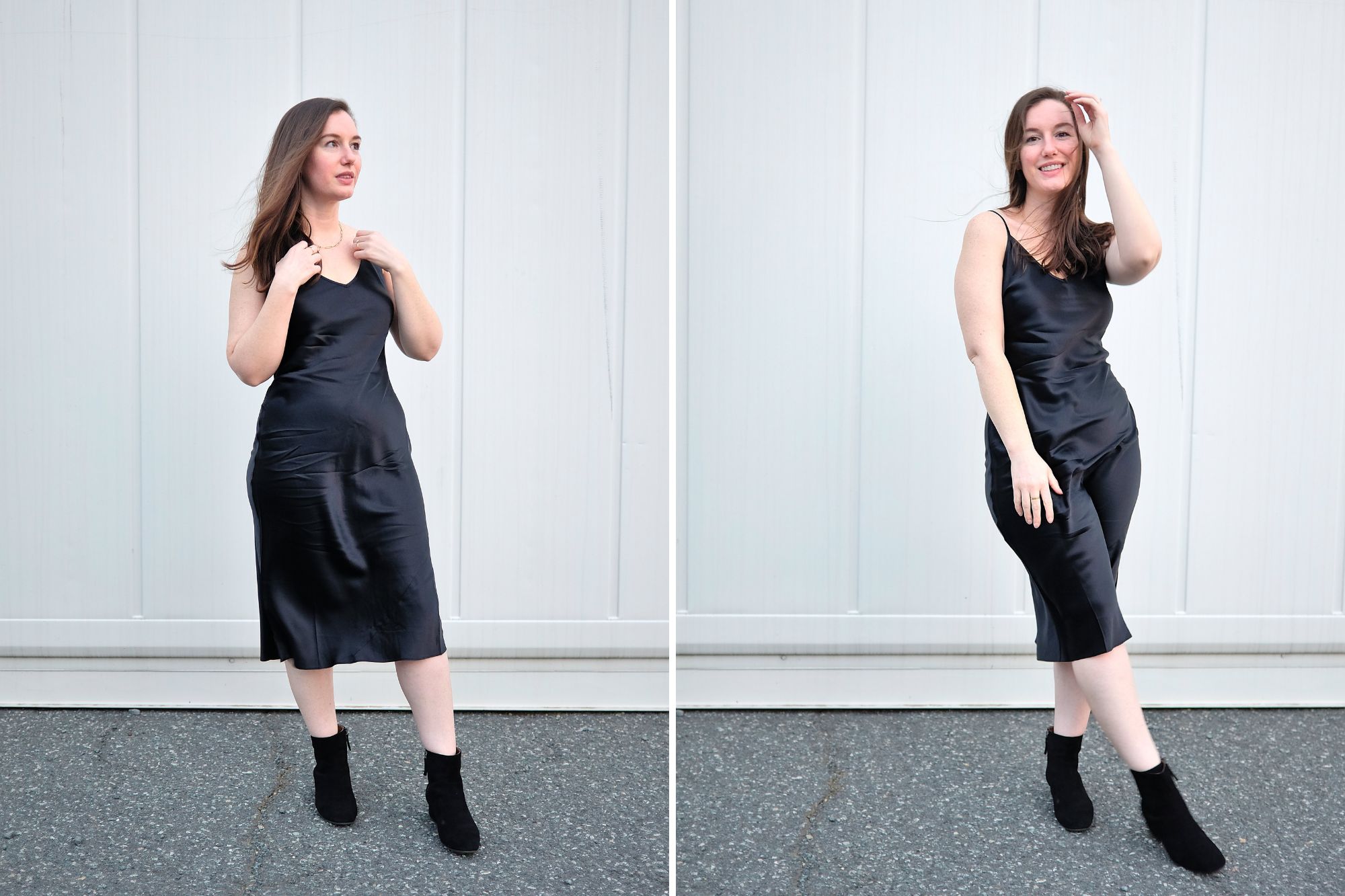 The Black Slip Dress